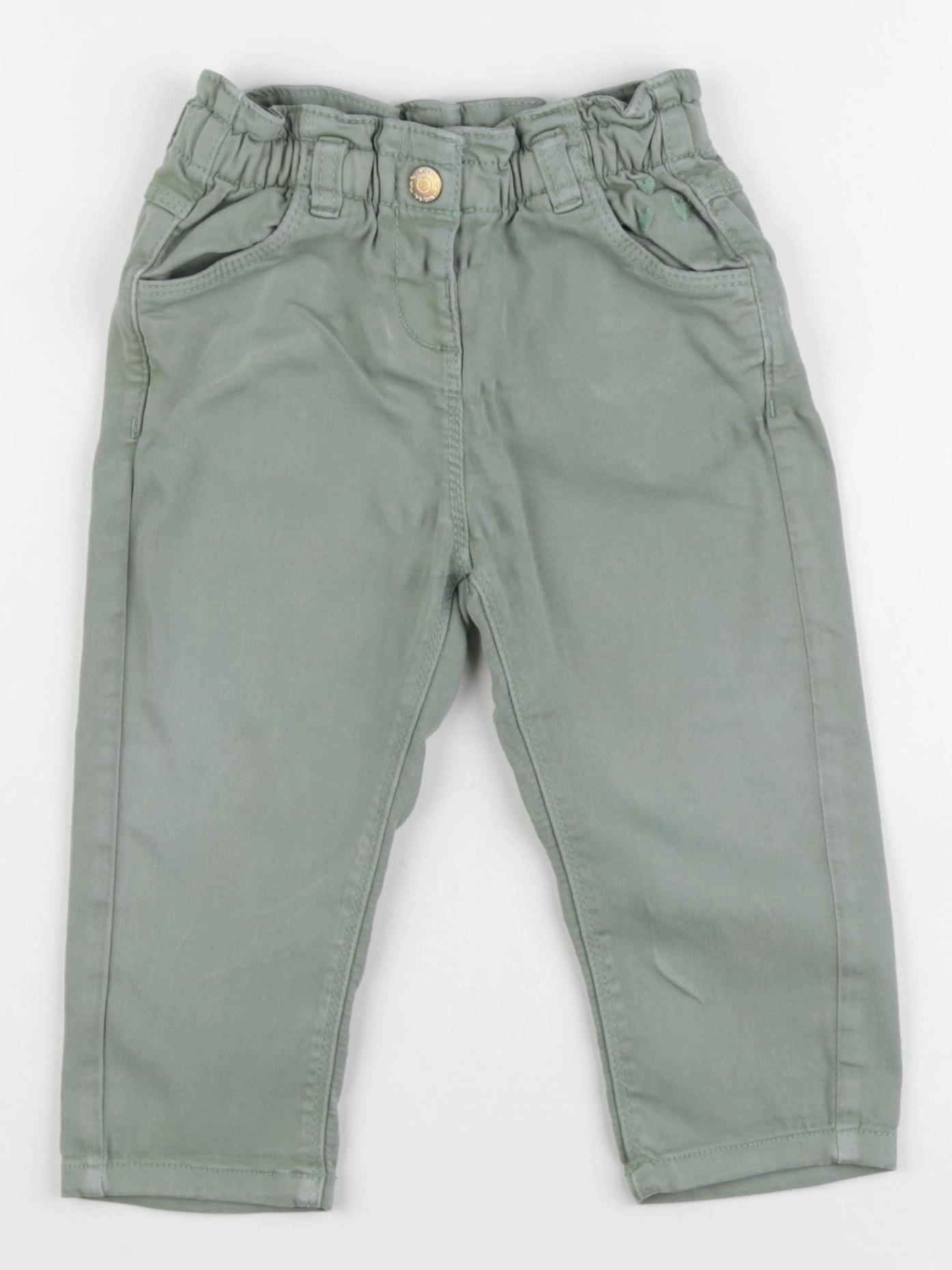 Tape à l'oeil - pantalon vert - 18 mois