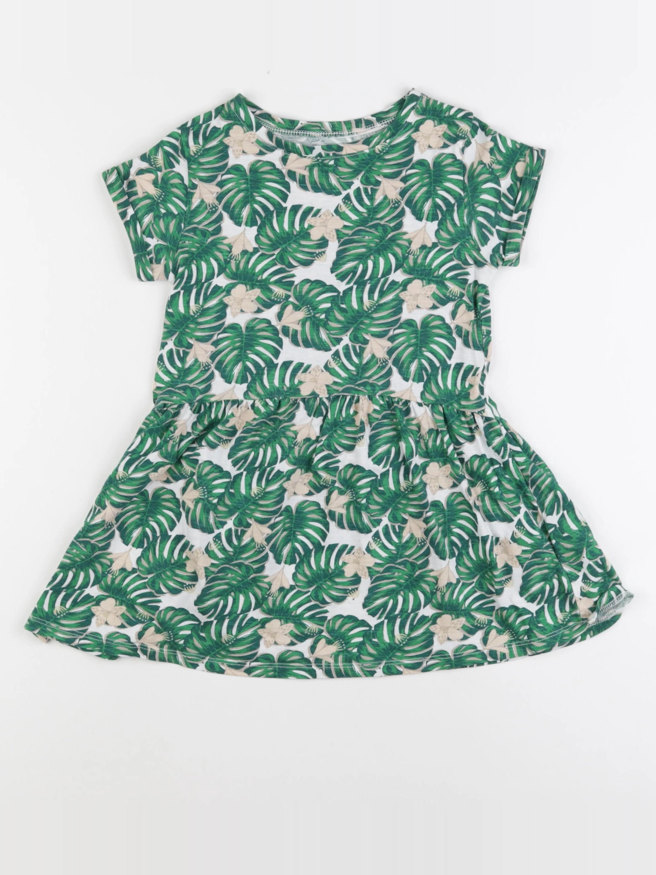 Vertbaudet - robe vert - 5 ans