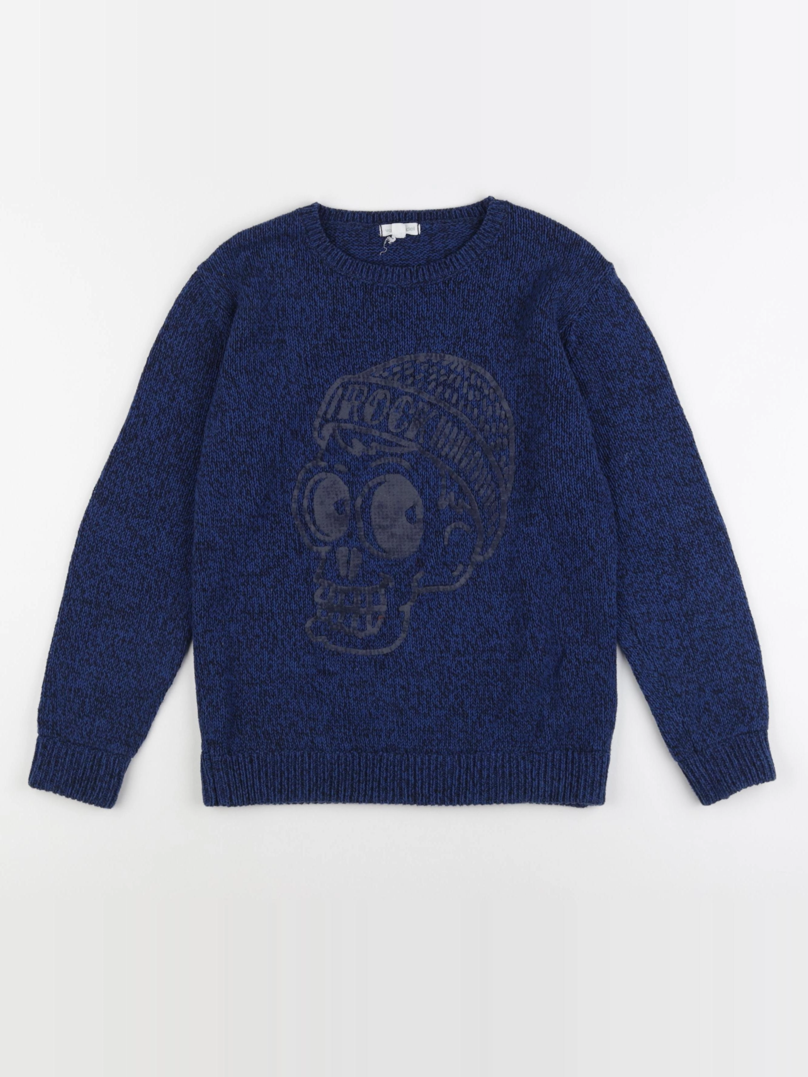 Vertbaudet - pull bleu - 10 ans