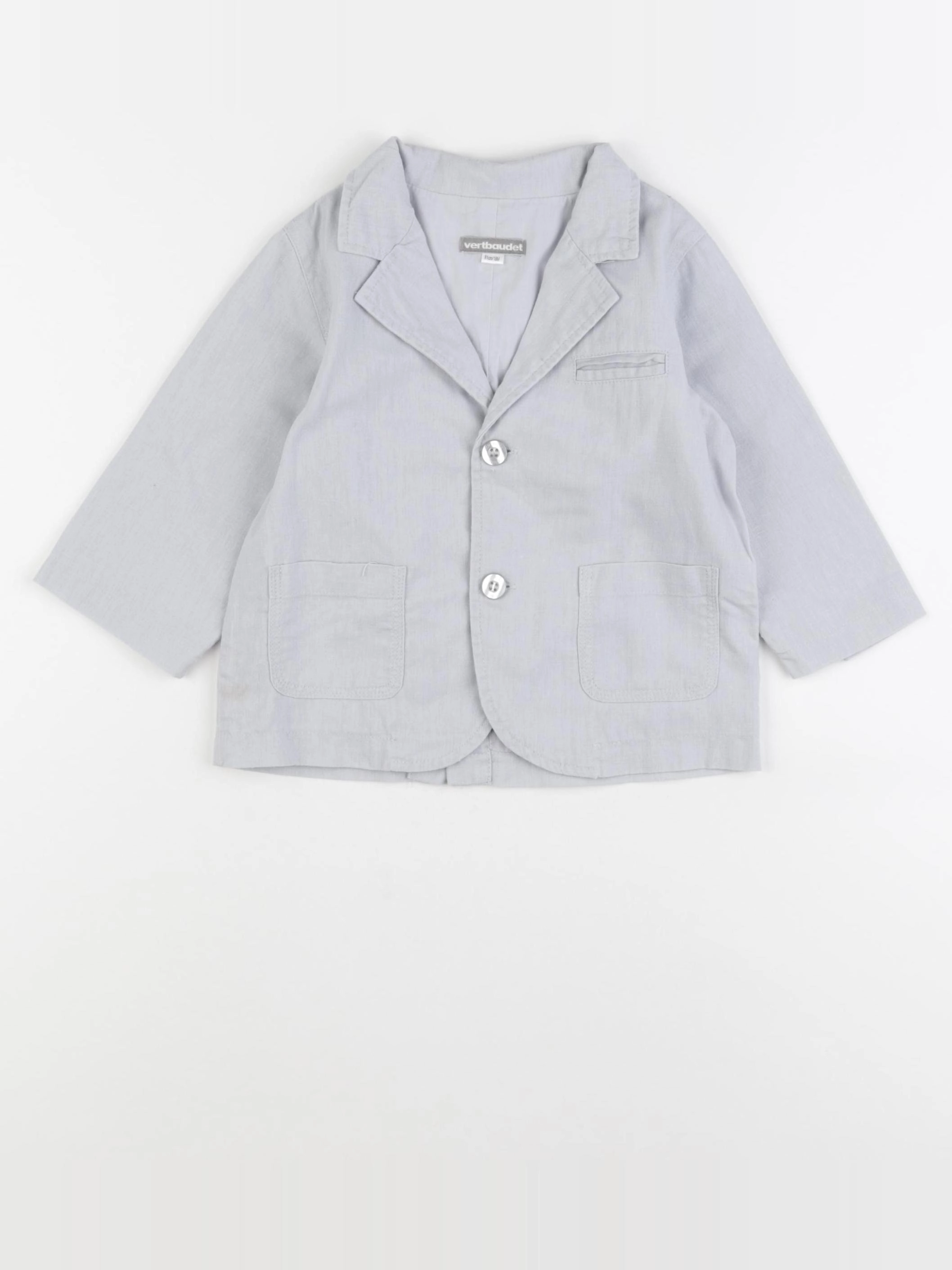 Vertbaudet - veste gris - 18 mois