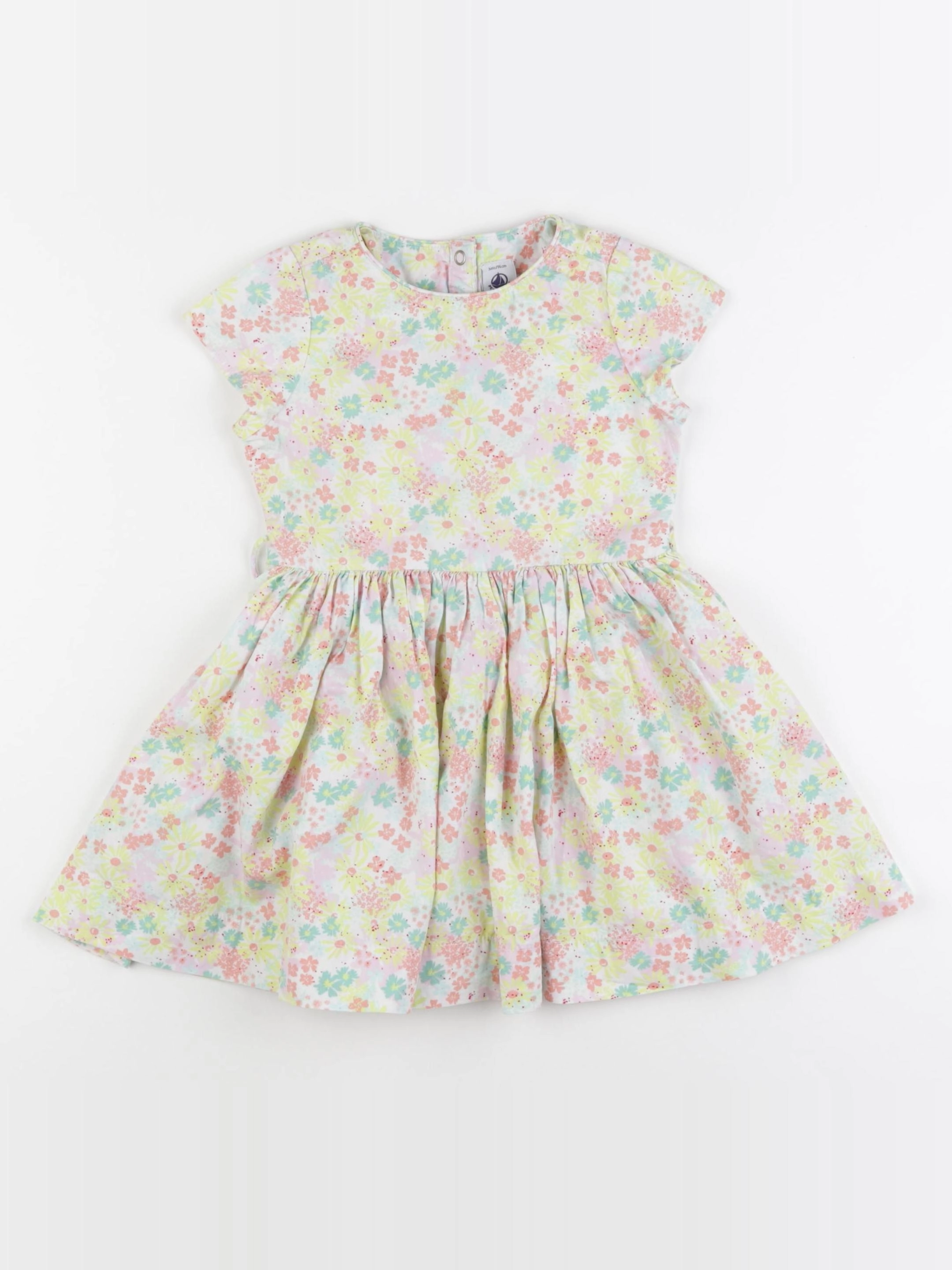 Petit Bateau - robe multicolore - 36 mois