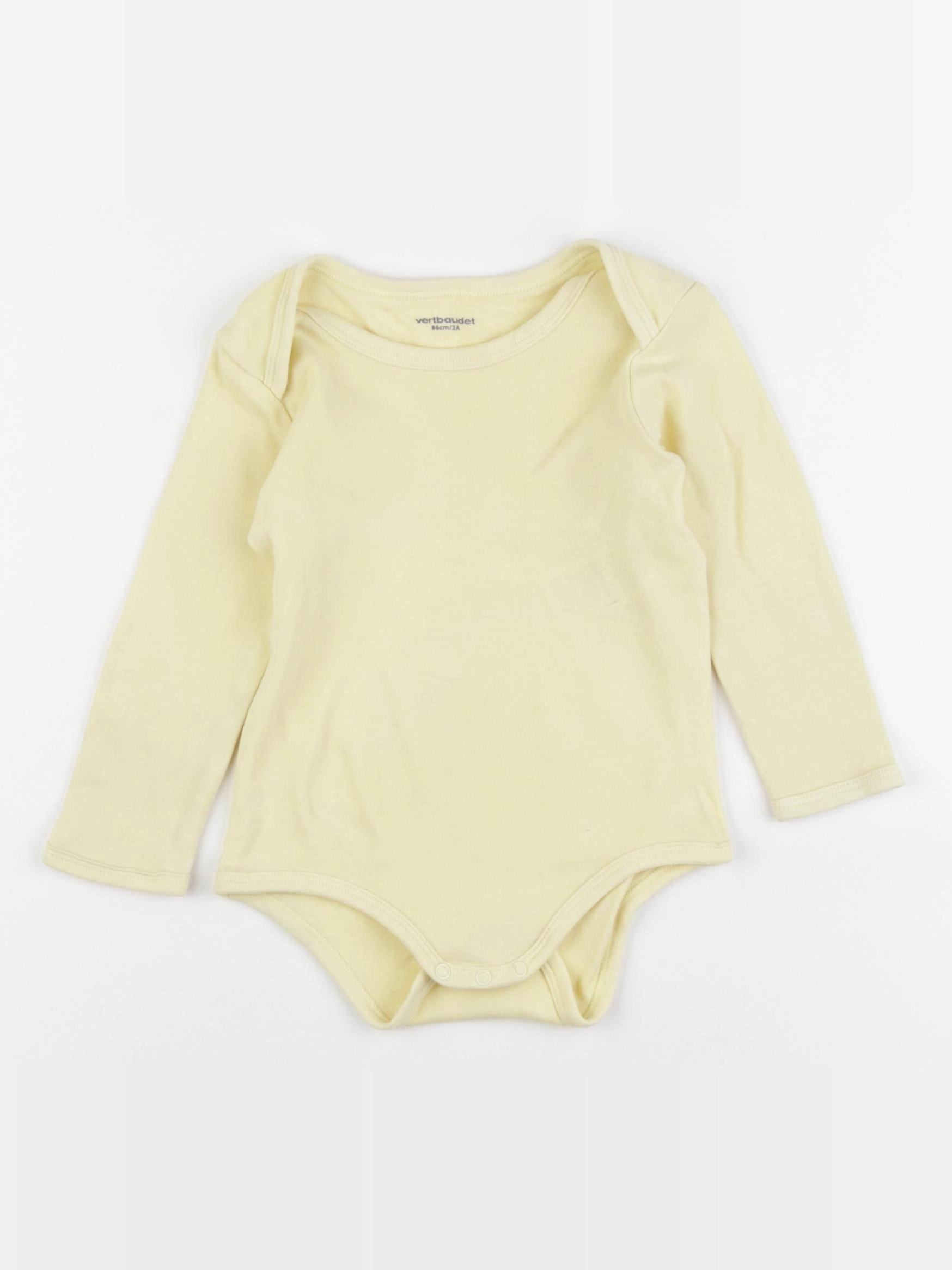 Vertbaudet - body jaune - 2 ans