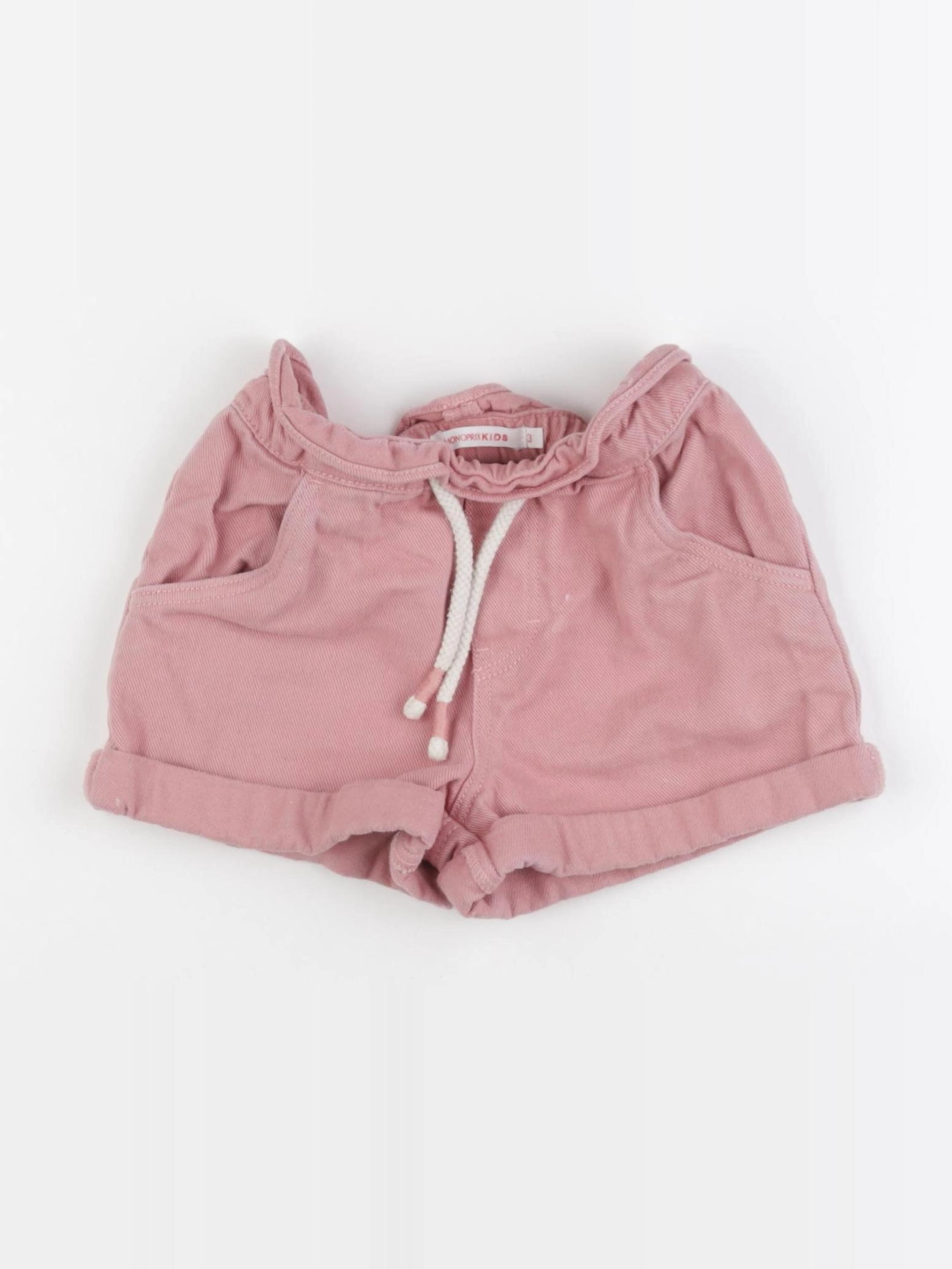 Monoprix - short rose - 3 ans