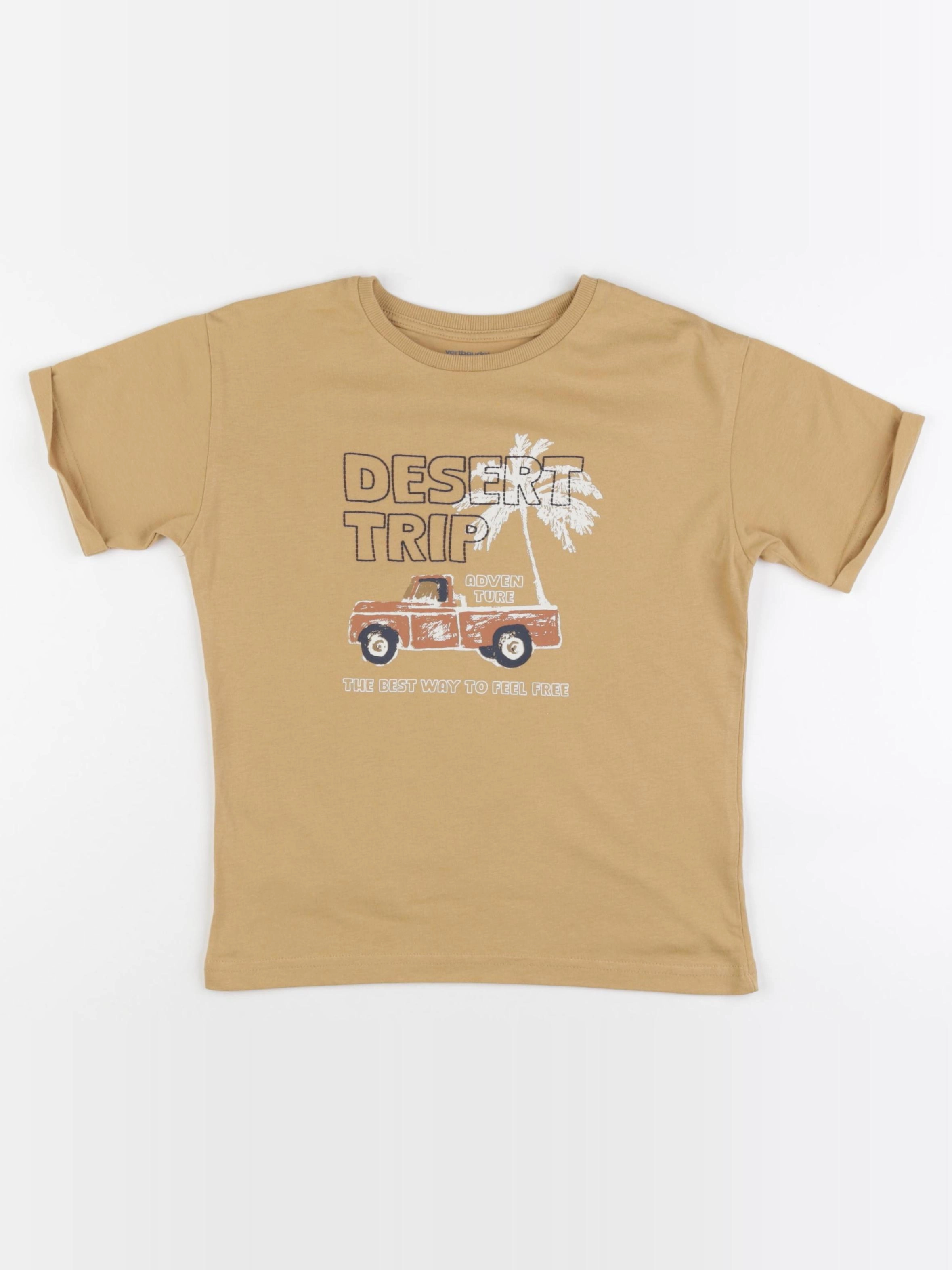 Tape à l'oeil - tee-shirt marron - 8 ans