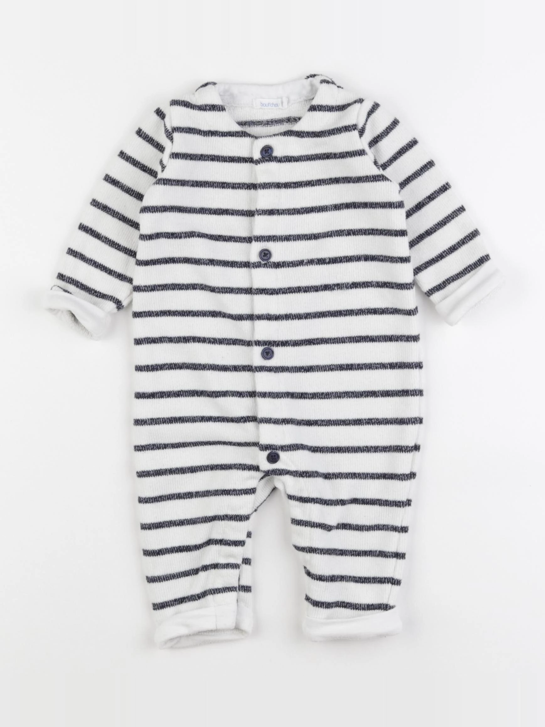 Boutchou - combinaison gris - 3 mois