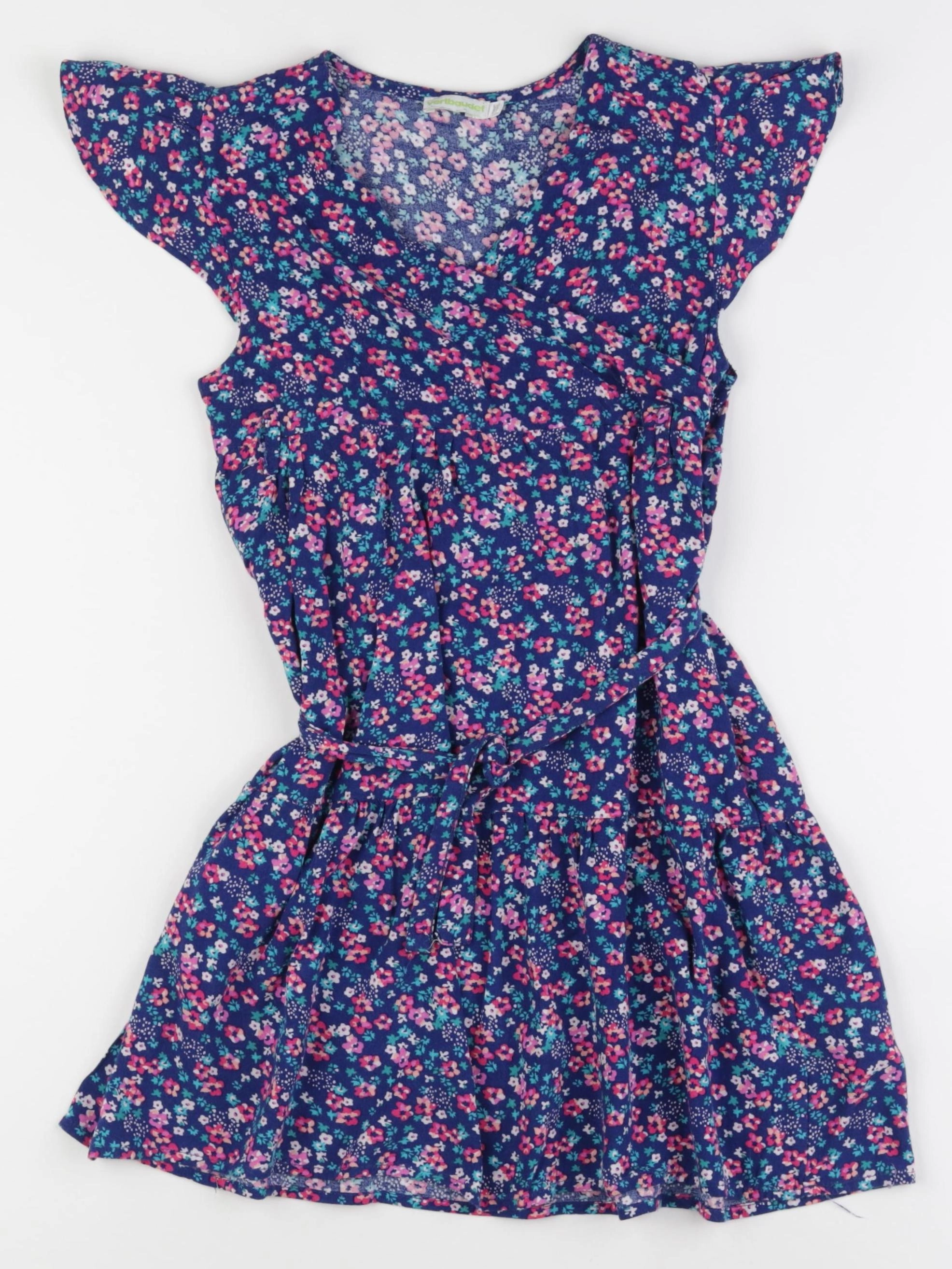 Vertbaudet - robe bleu - 8 ans