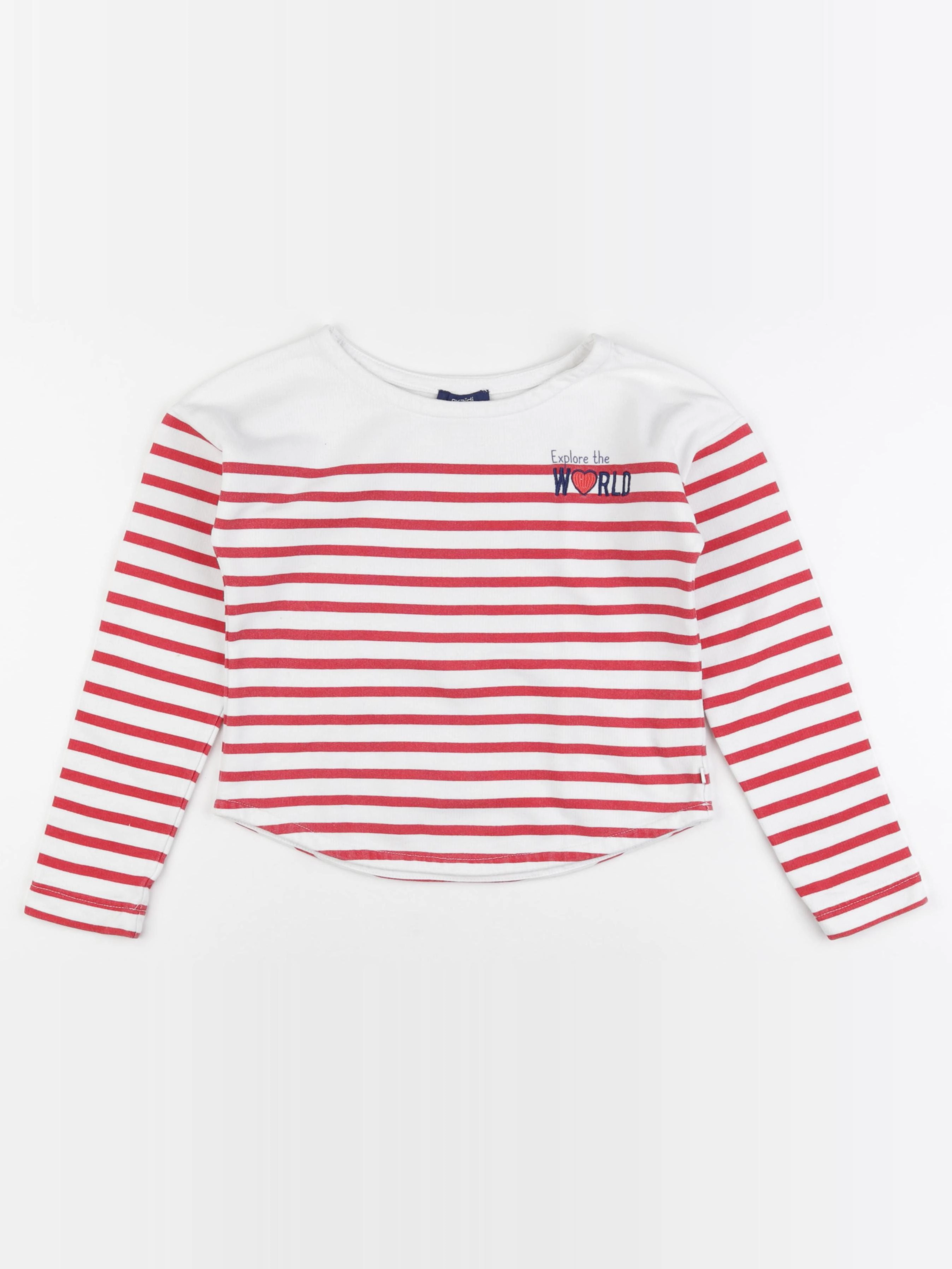 Okaidi - tee-shirt blanc - 8 ans