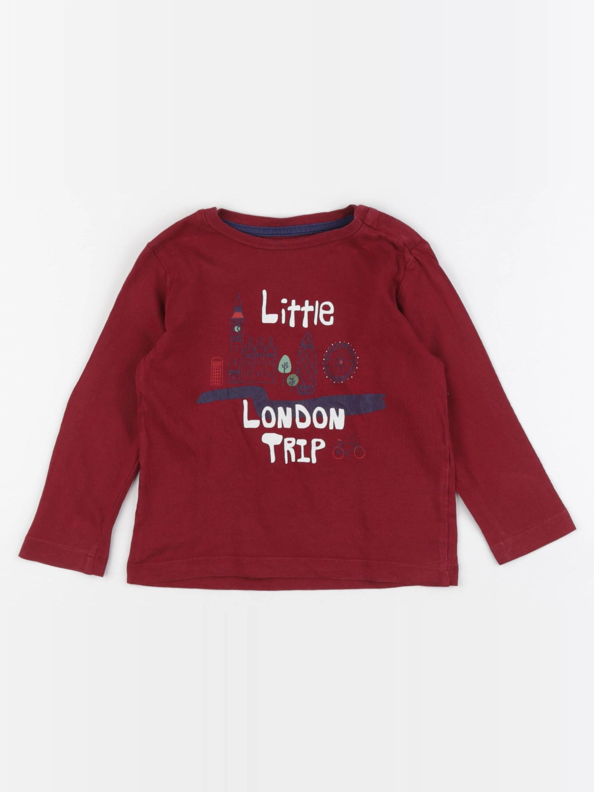 Boutchou - tee-shirt rouge - 24 mois