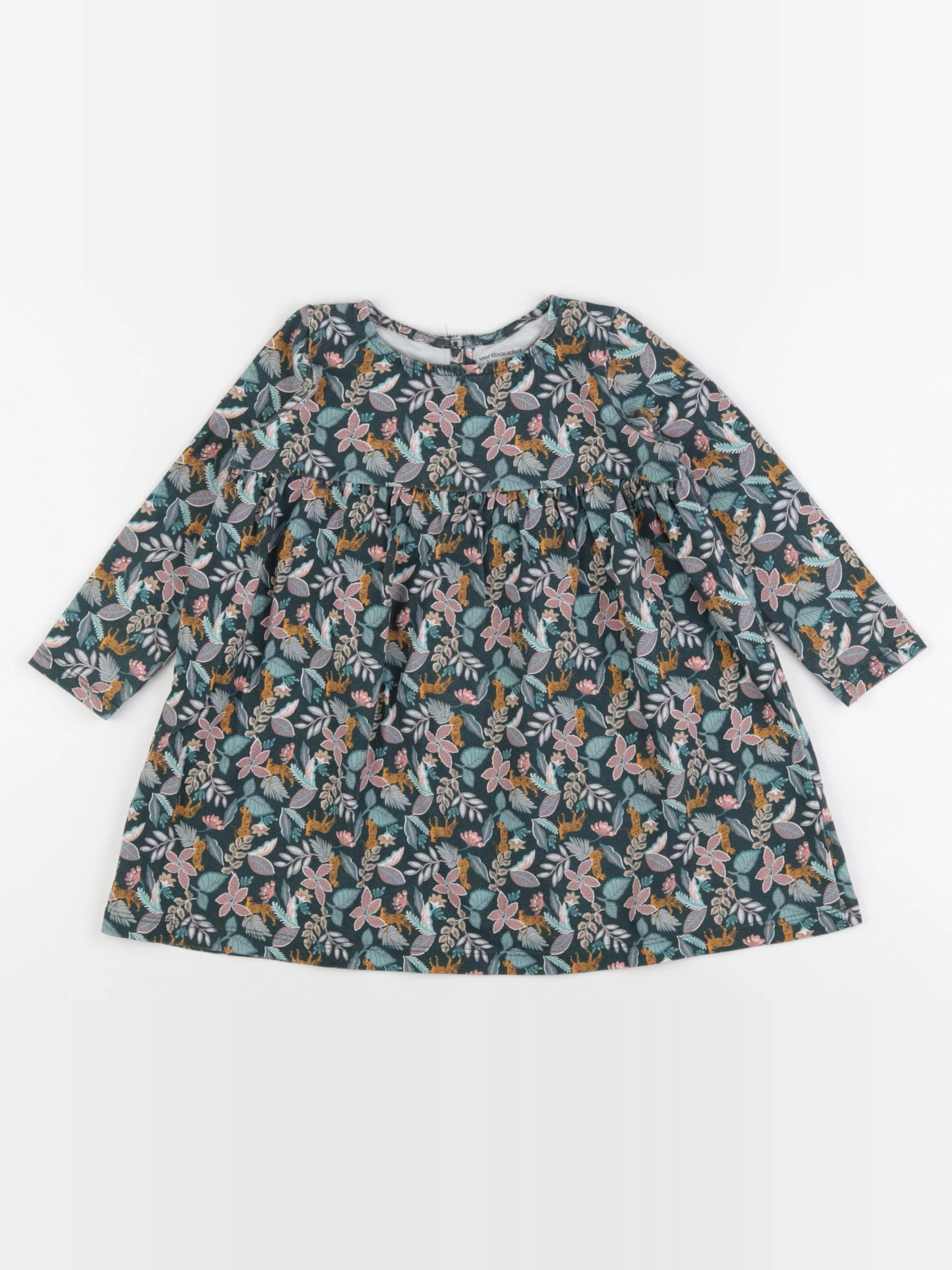 Vertbaudet - robe multicolore - 3 ans