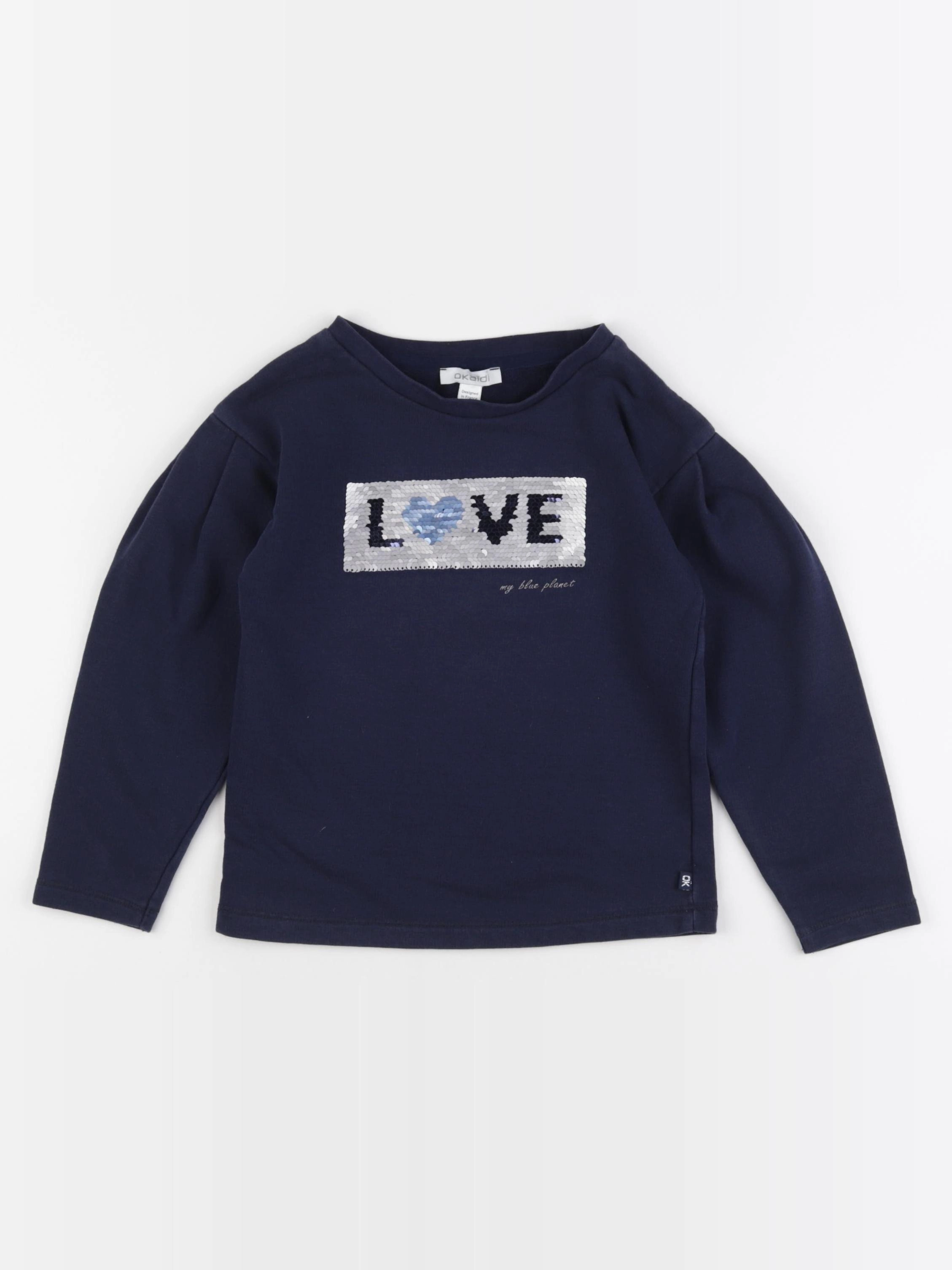 Okaidi - tee-shirt bleu - 5 ans