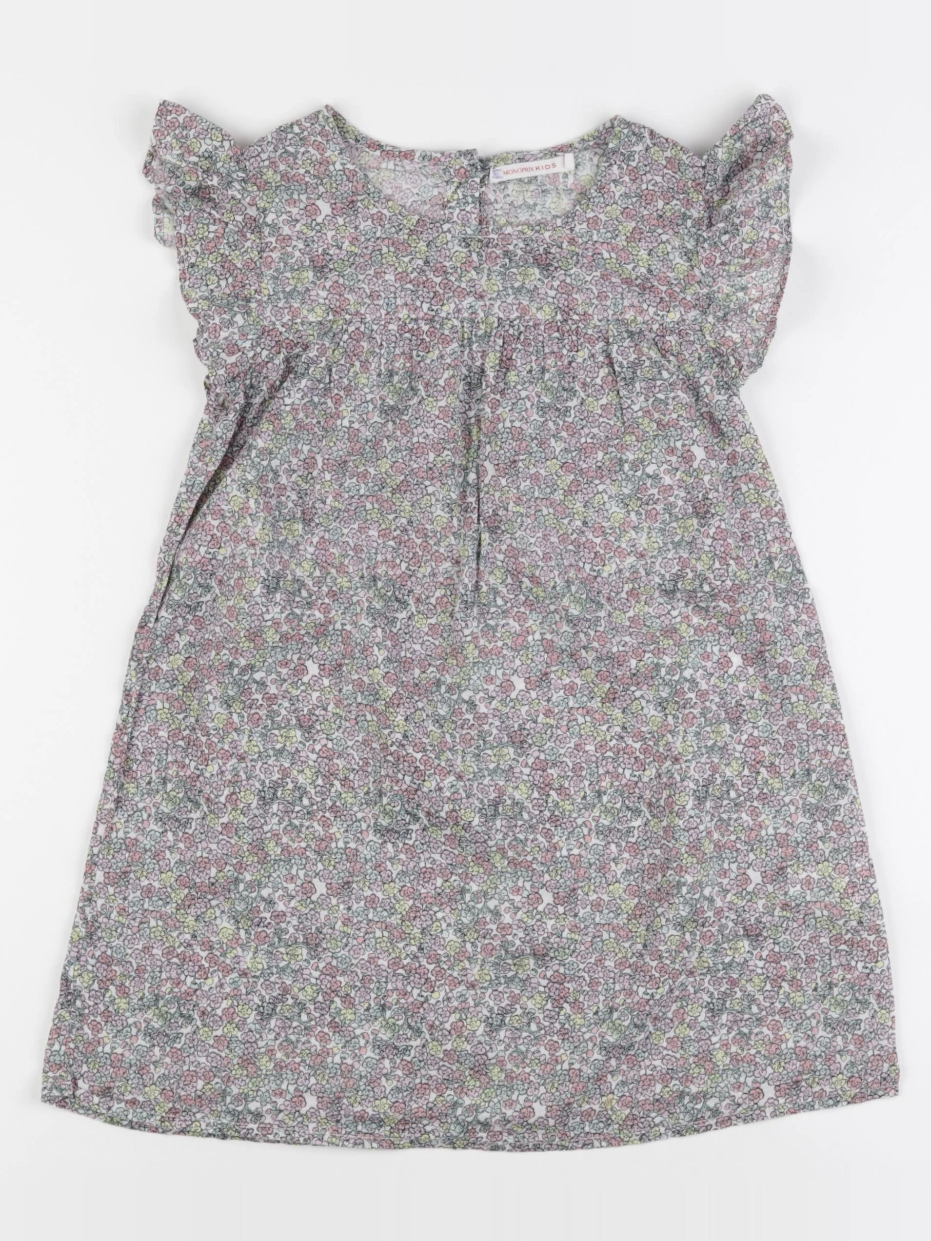Monoprix - robe multicolore - 4 ans