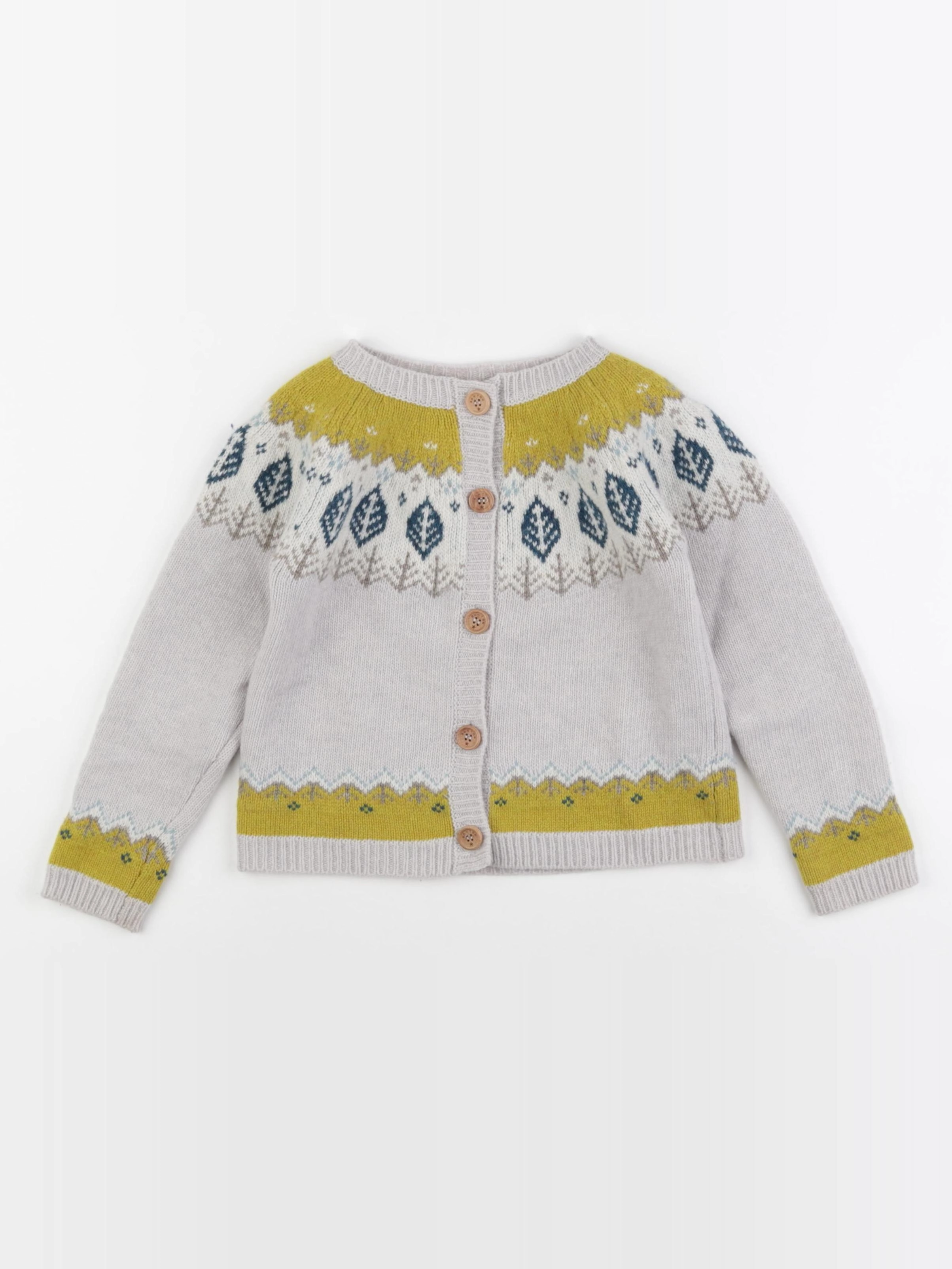 Bonton - gilet gris - 6 ans