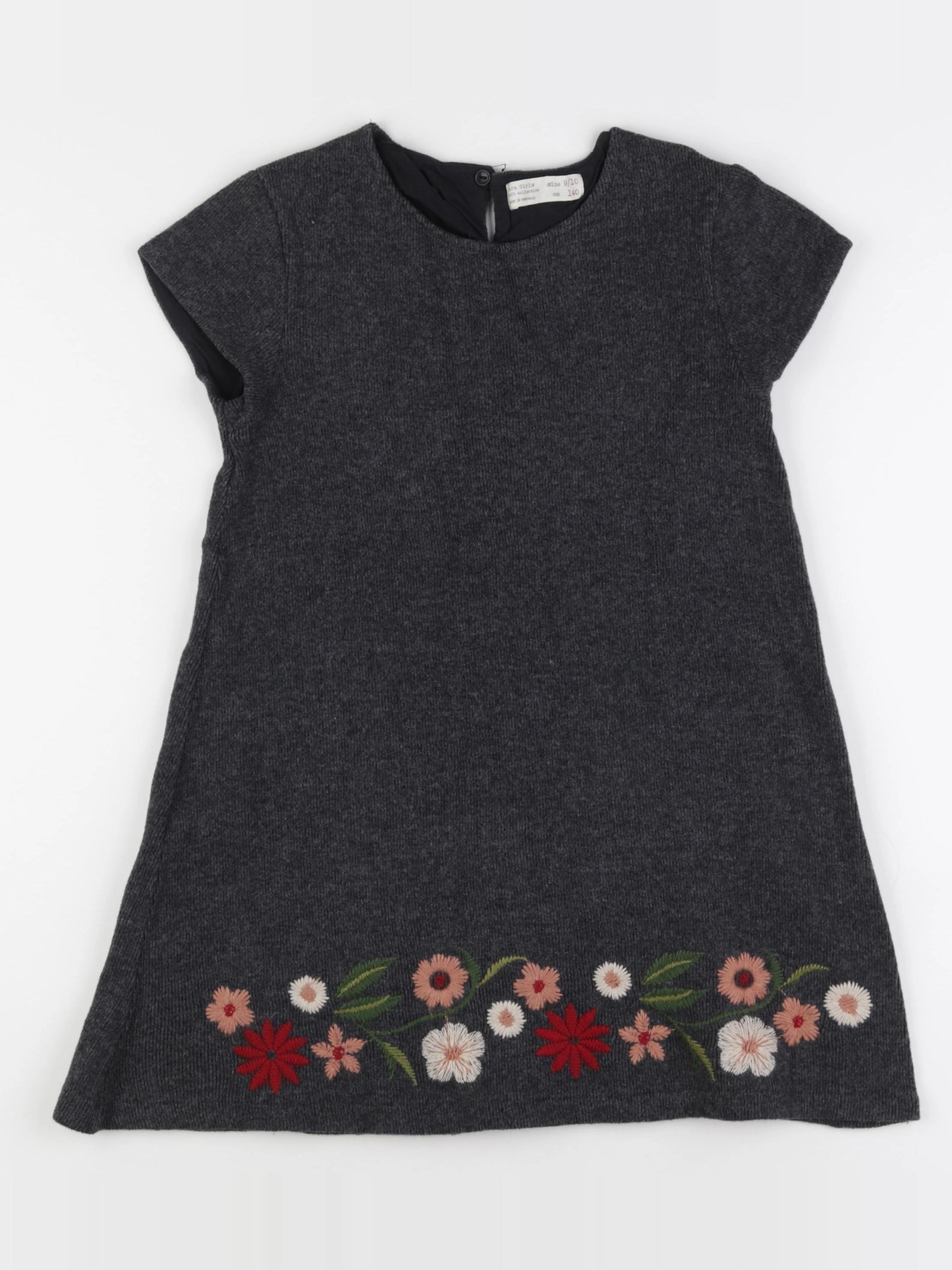 Zara - robe gris - 9/10 ans