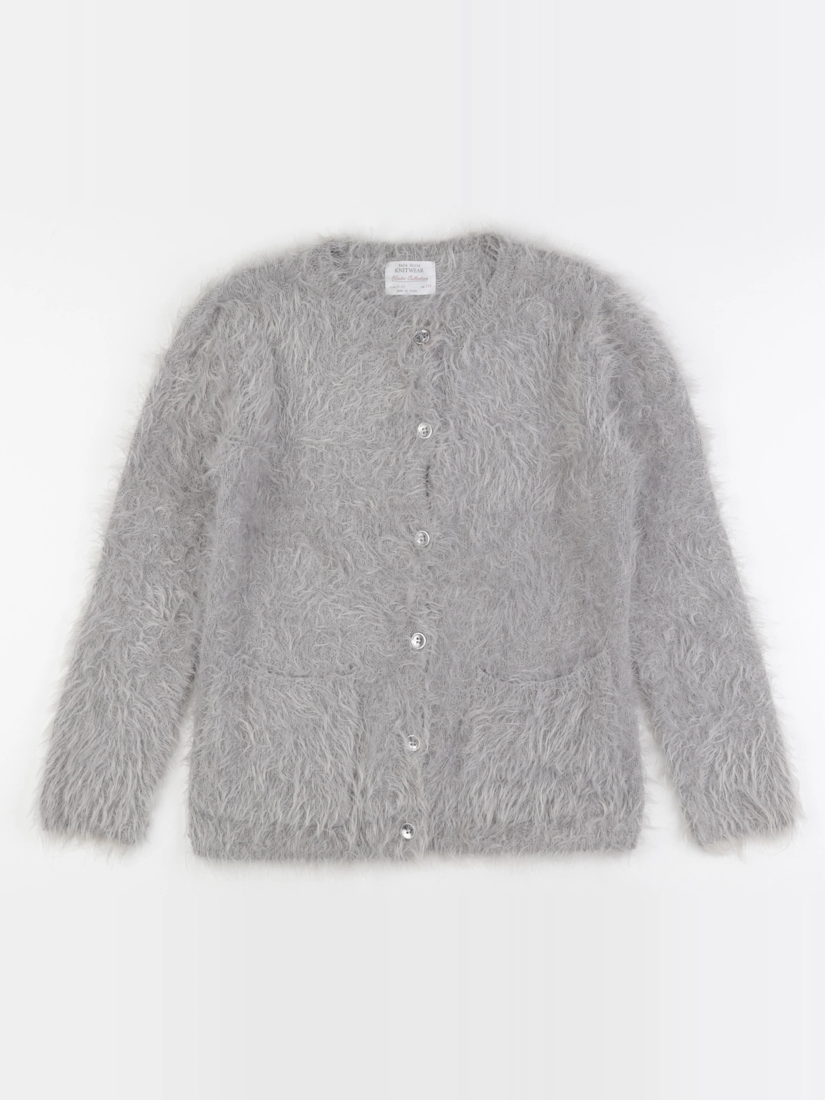 Zara - gilet gris - 11/12 ans