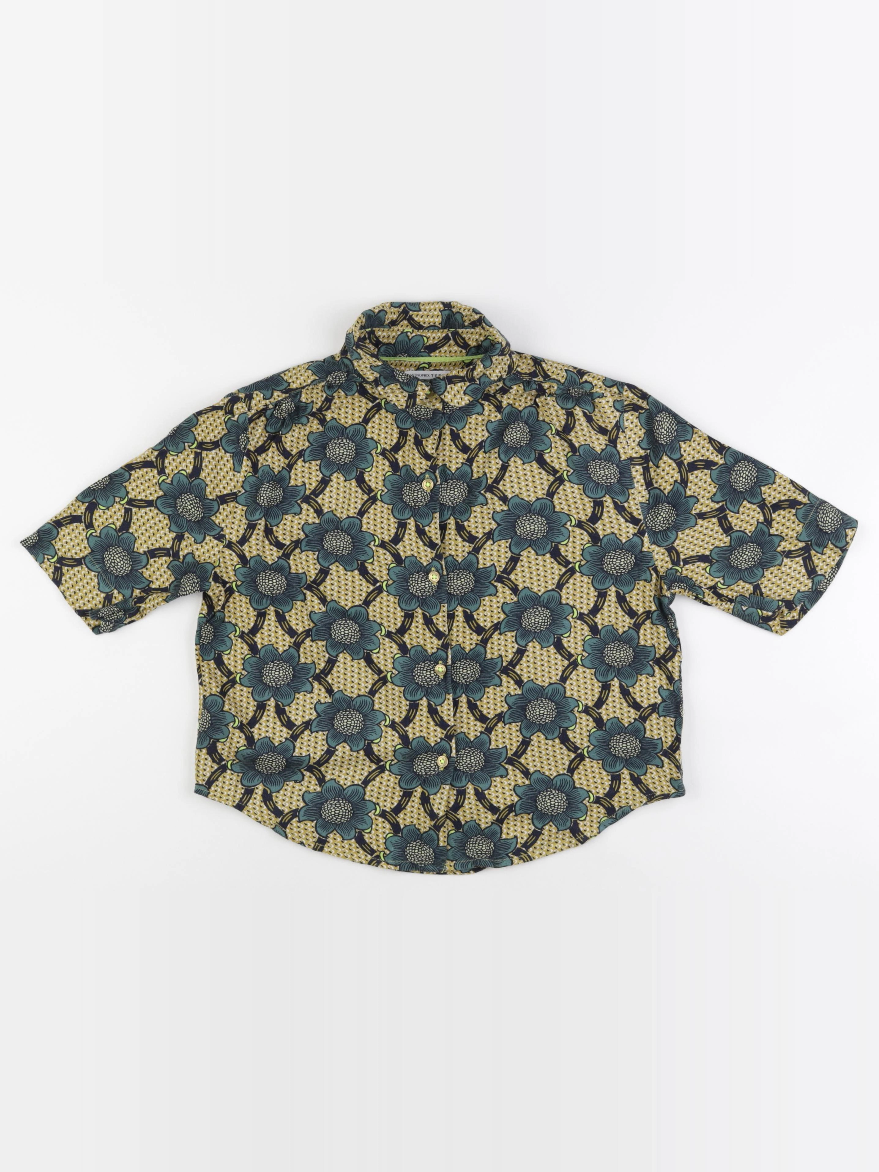 Monoprix - chemise multicolore - 10 ans