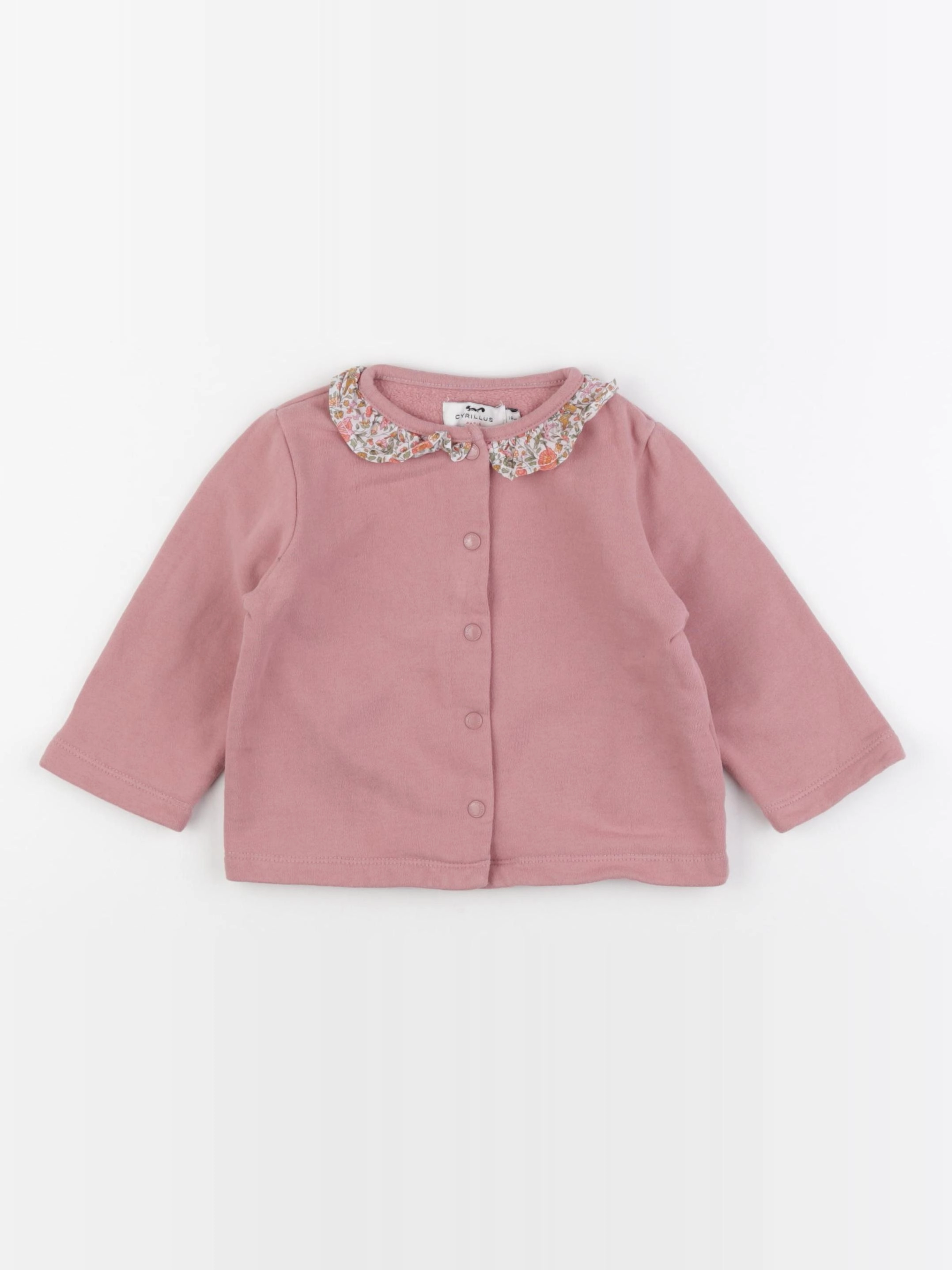 Cyrillus - gilet rose - 18 mois