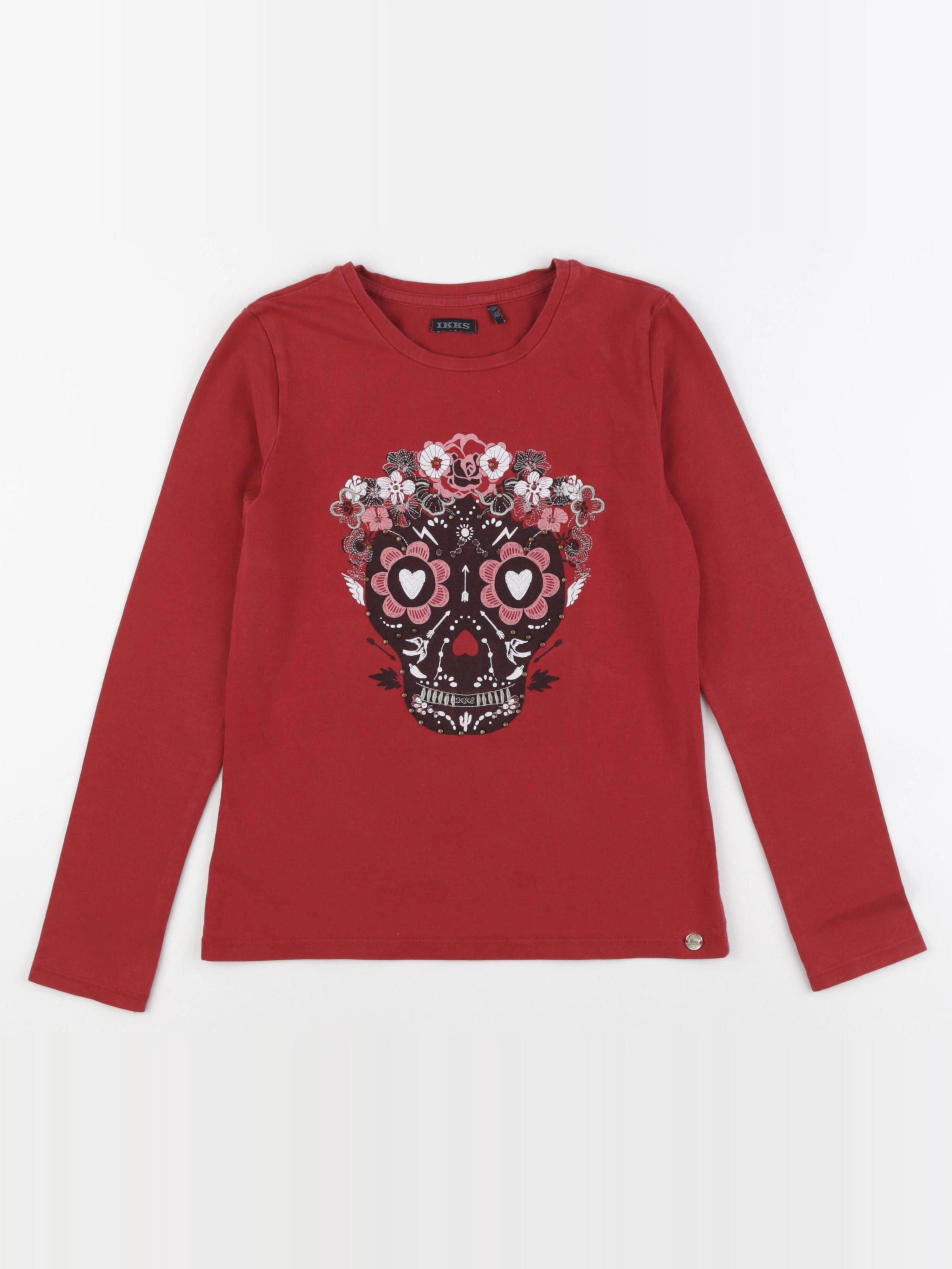 IKKS - tee-shirt rouge - 10 ans