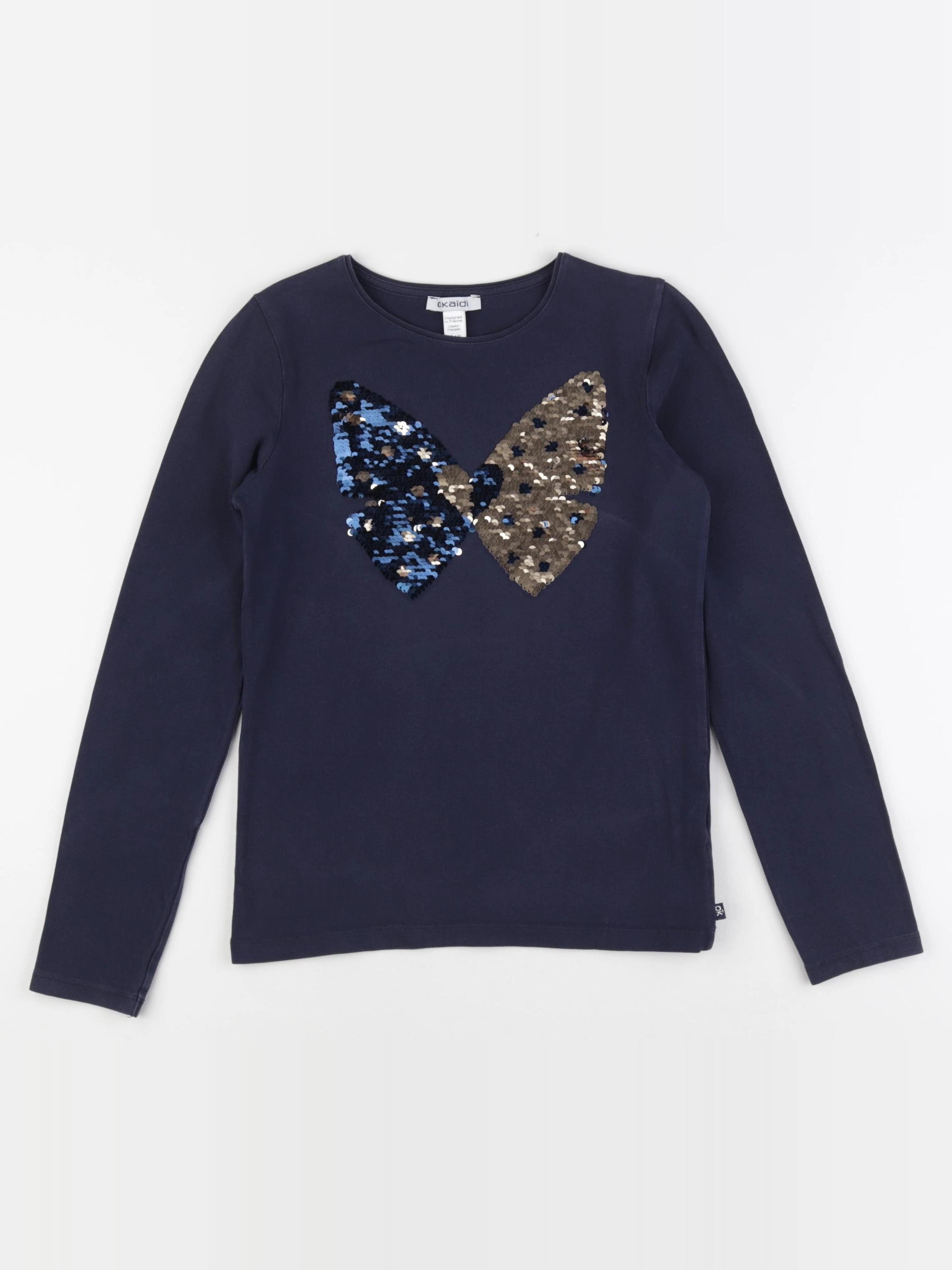 Okaidi - tee-shirt bleu - 12 ans