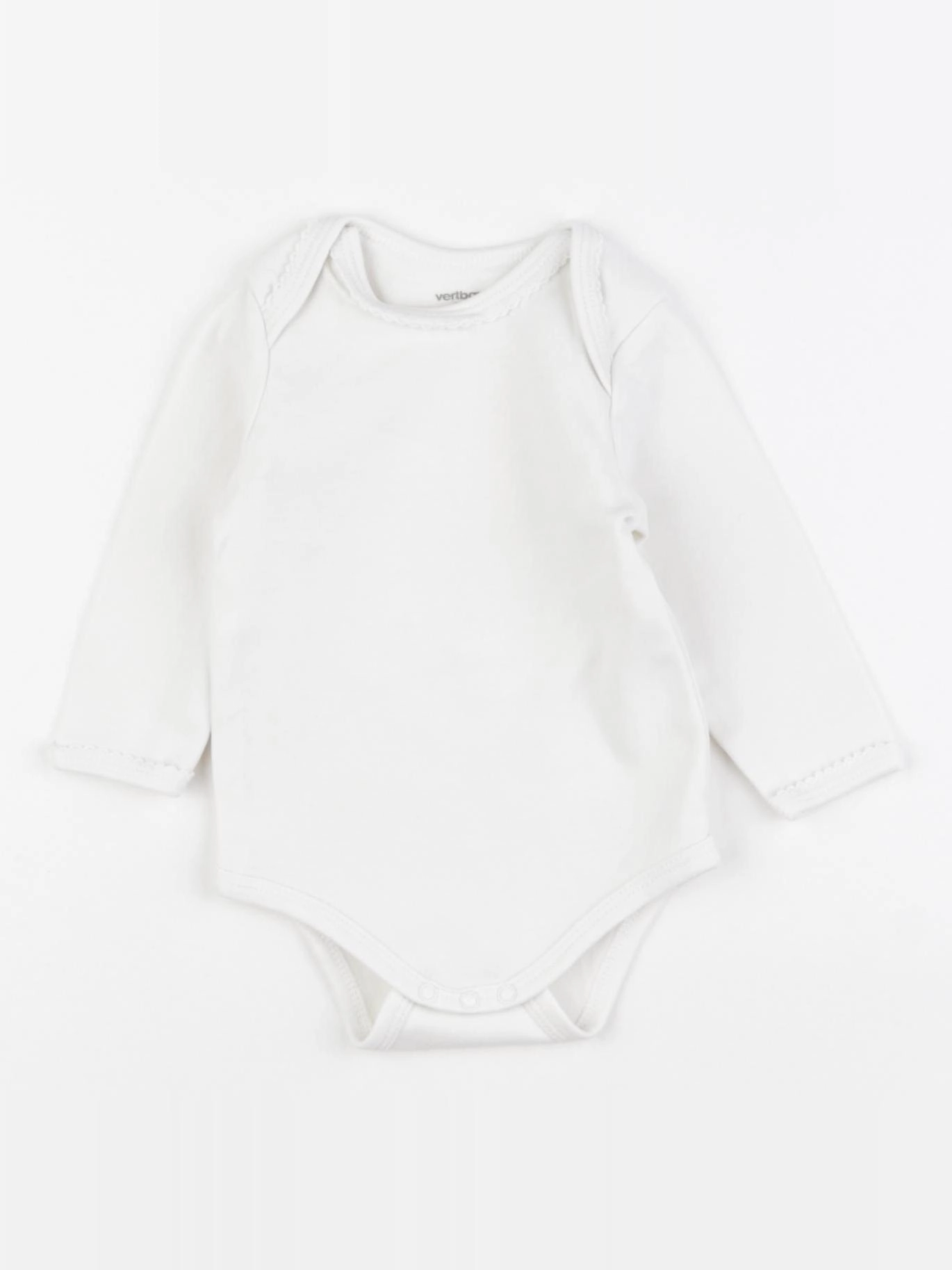 Vertbaudet - body blanc - 9 mois