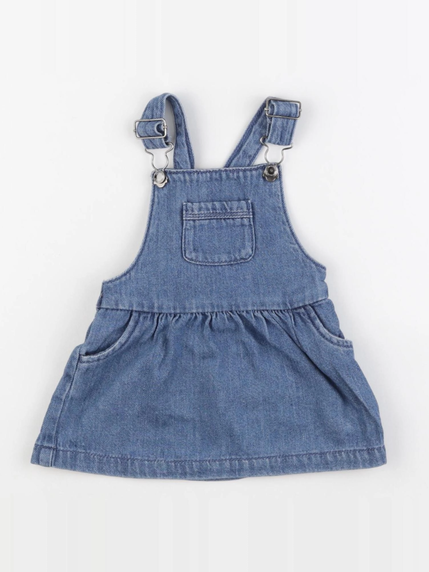 Vertbaudet - robe bleu - 12 mois