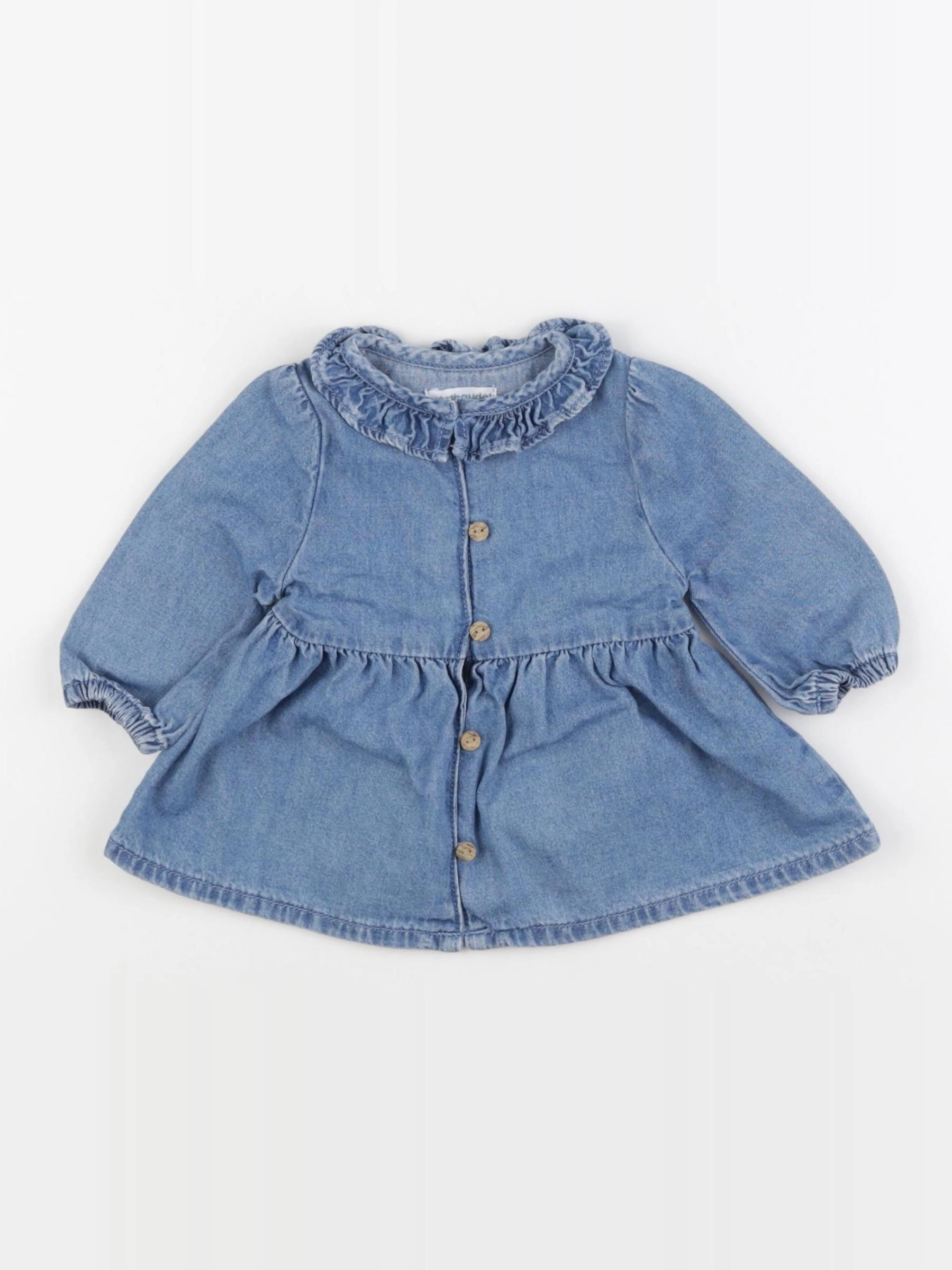 Vertbaudet - robe bleu - 3 mois