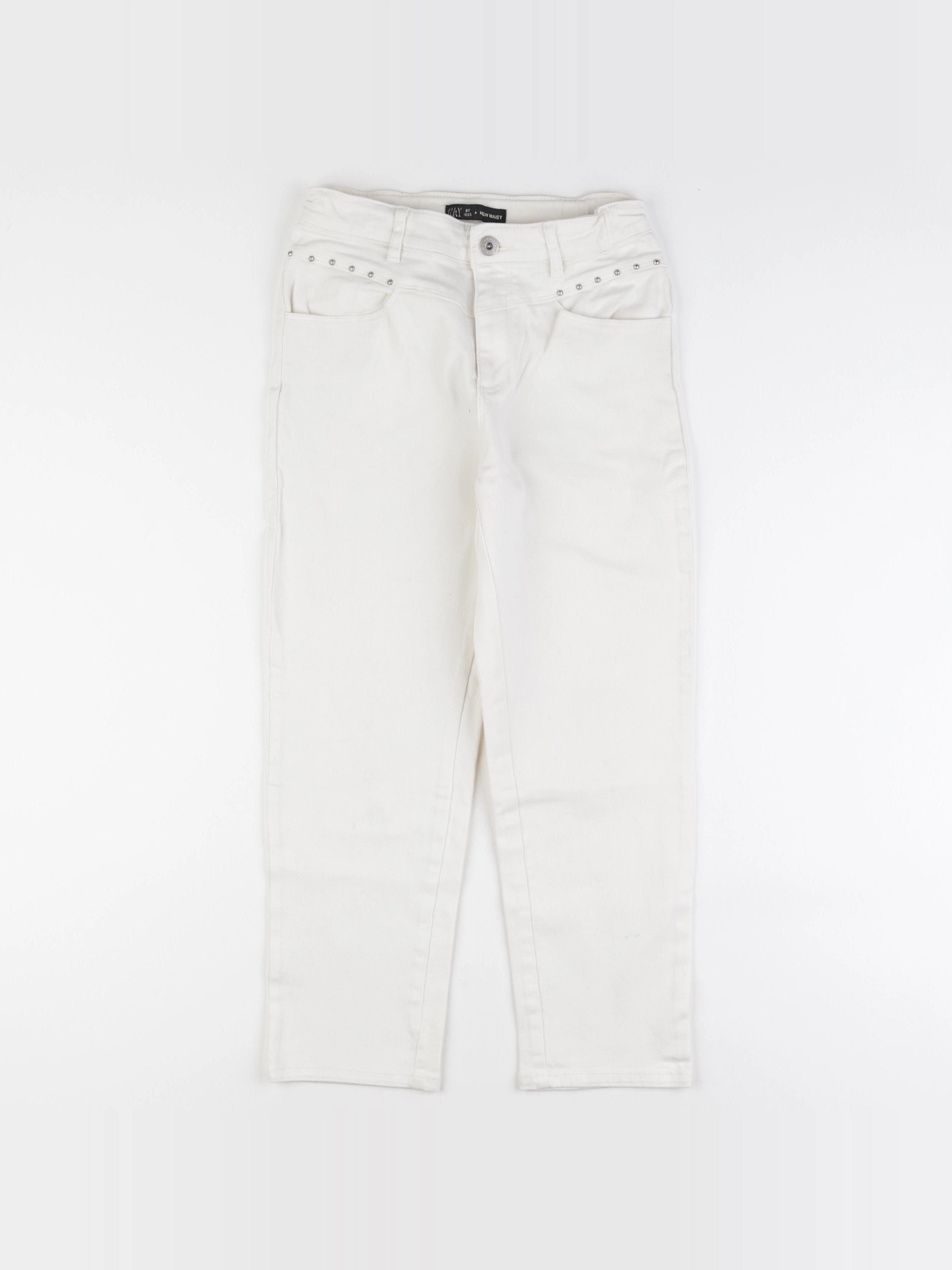 IKKS - jean blanc - 10 ans