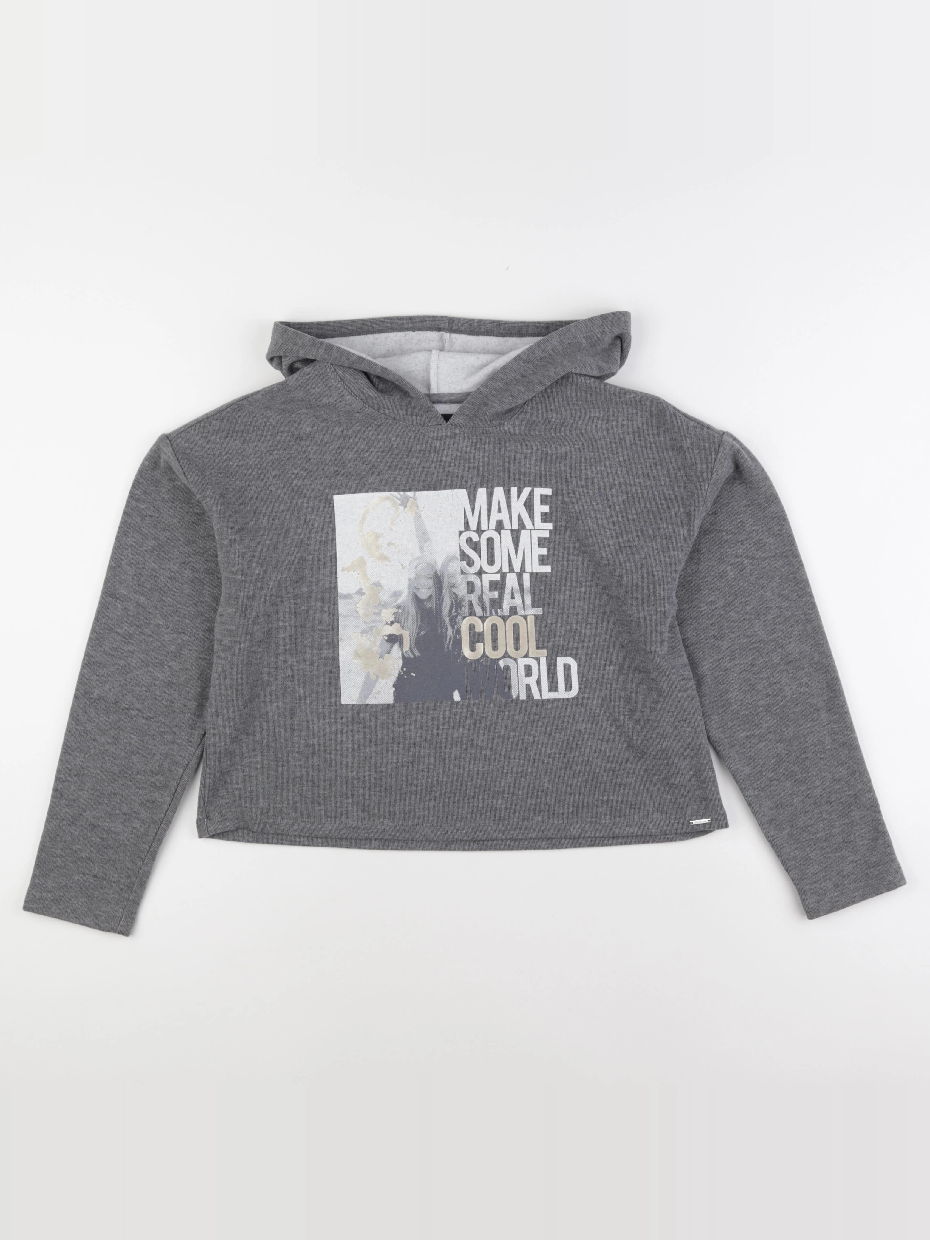 IKKS - sweat gris - 12 ans