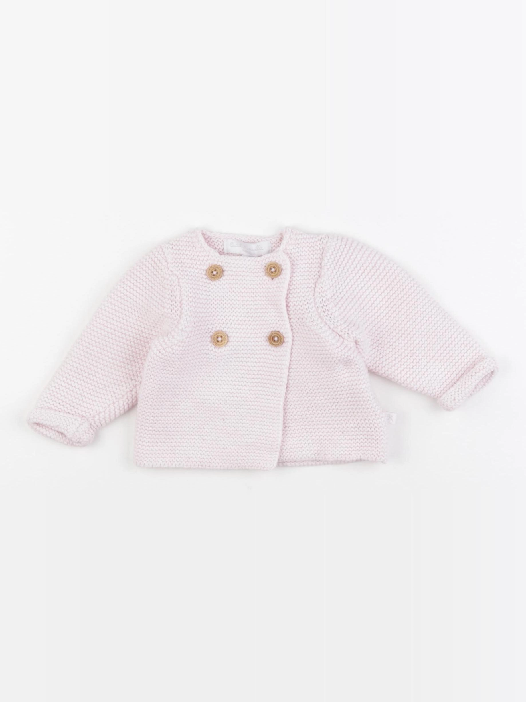 Cadet Rousselle - gilet rose - 1 mois