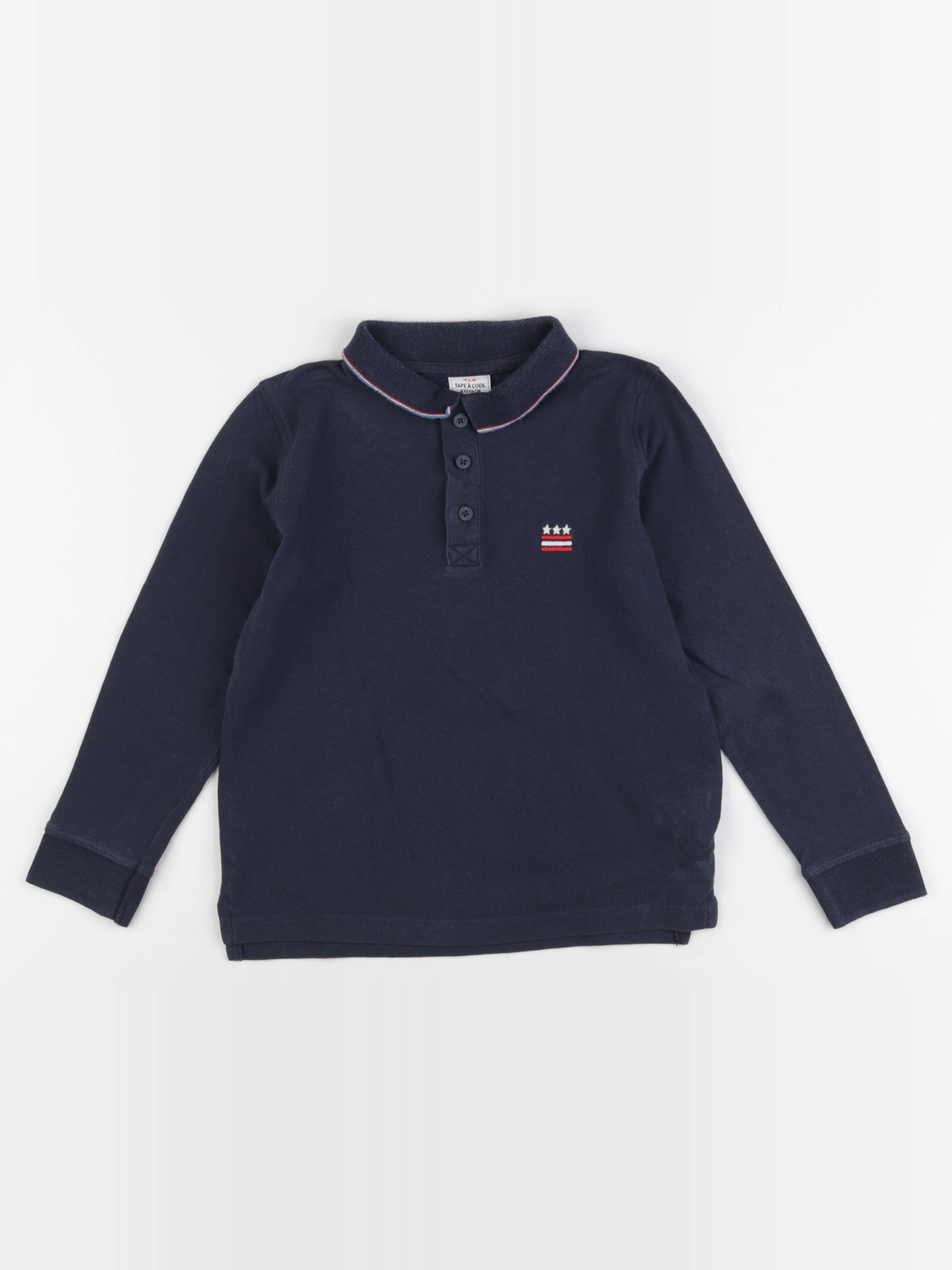 Tape à l'oeil - polo bleu - 6 ans