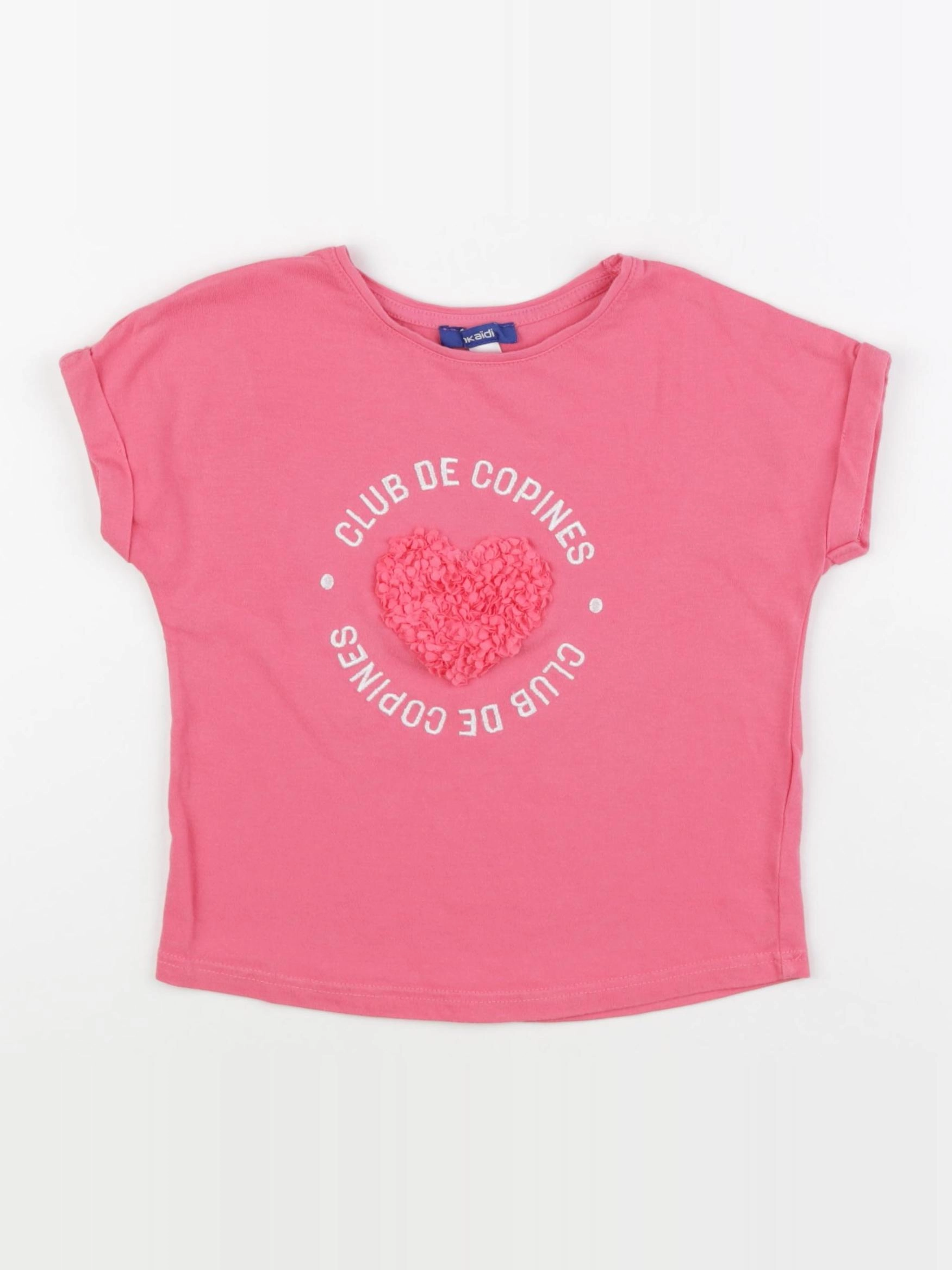 Okaidi - tee-shirt rose - 5 ans