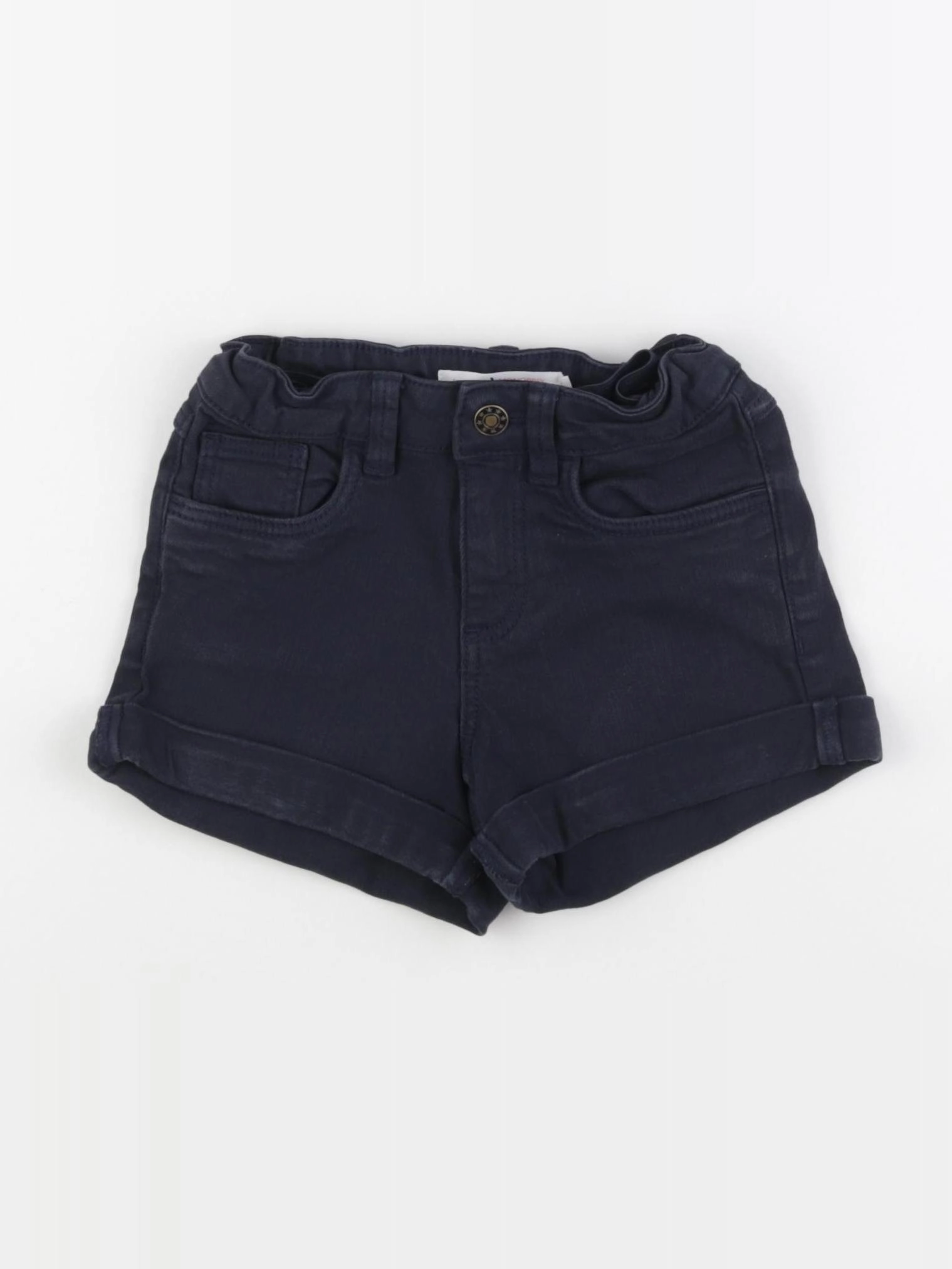 Monoprix - short bleu - 5 ans