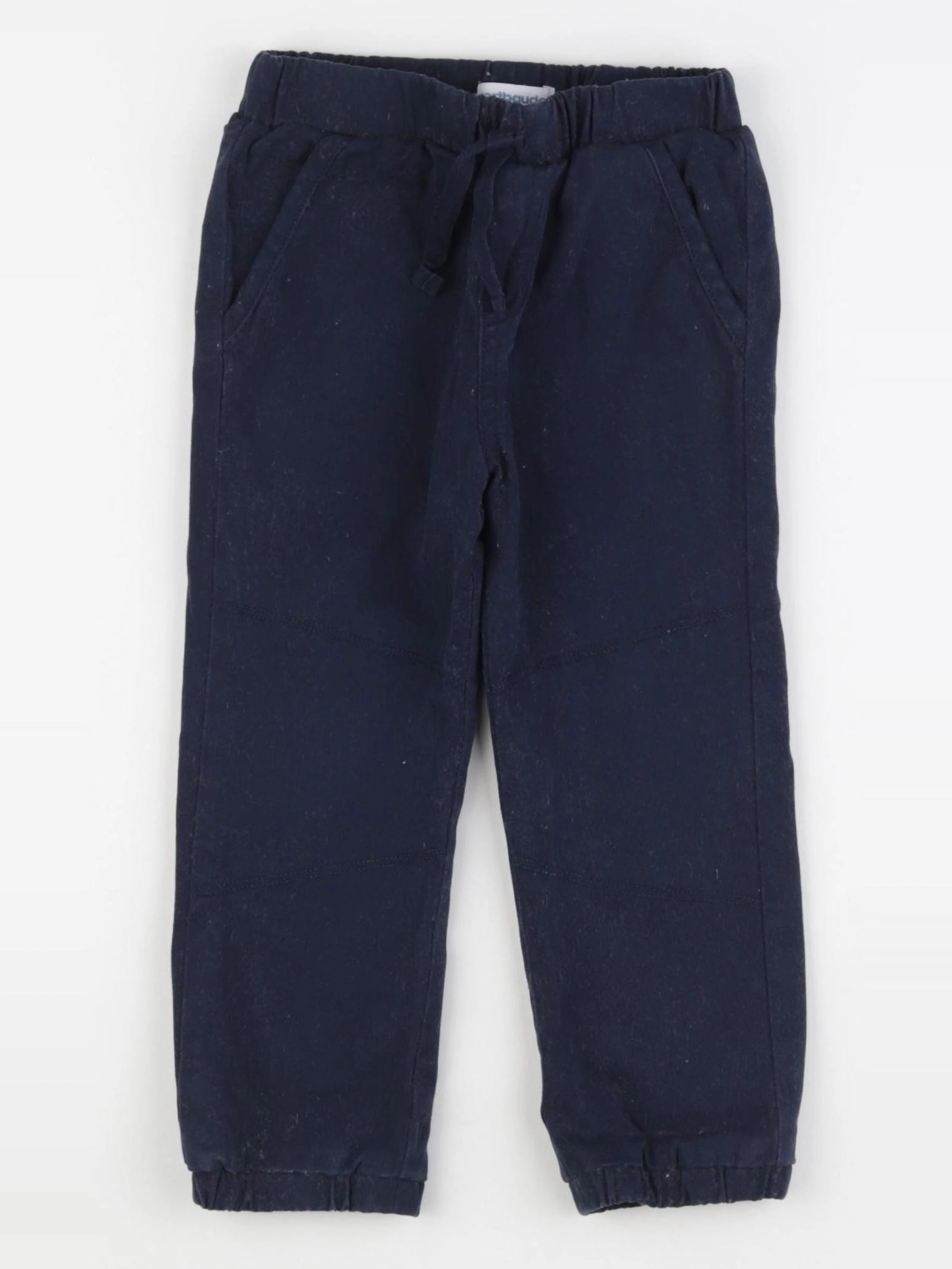 Vertbaudet - pantalon doublé bleu - 3 ans