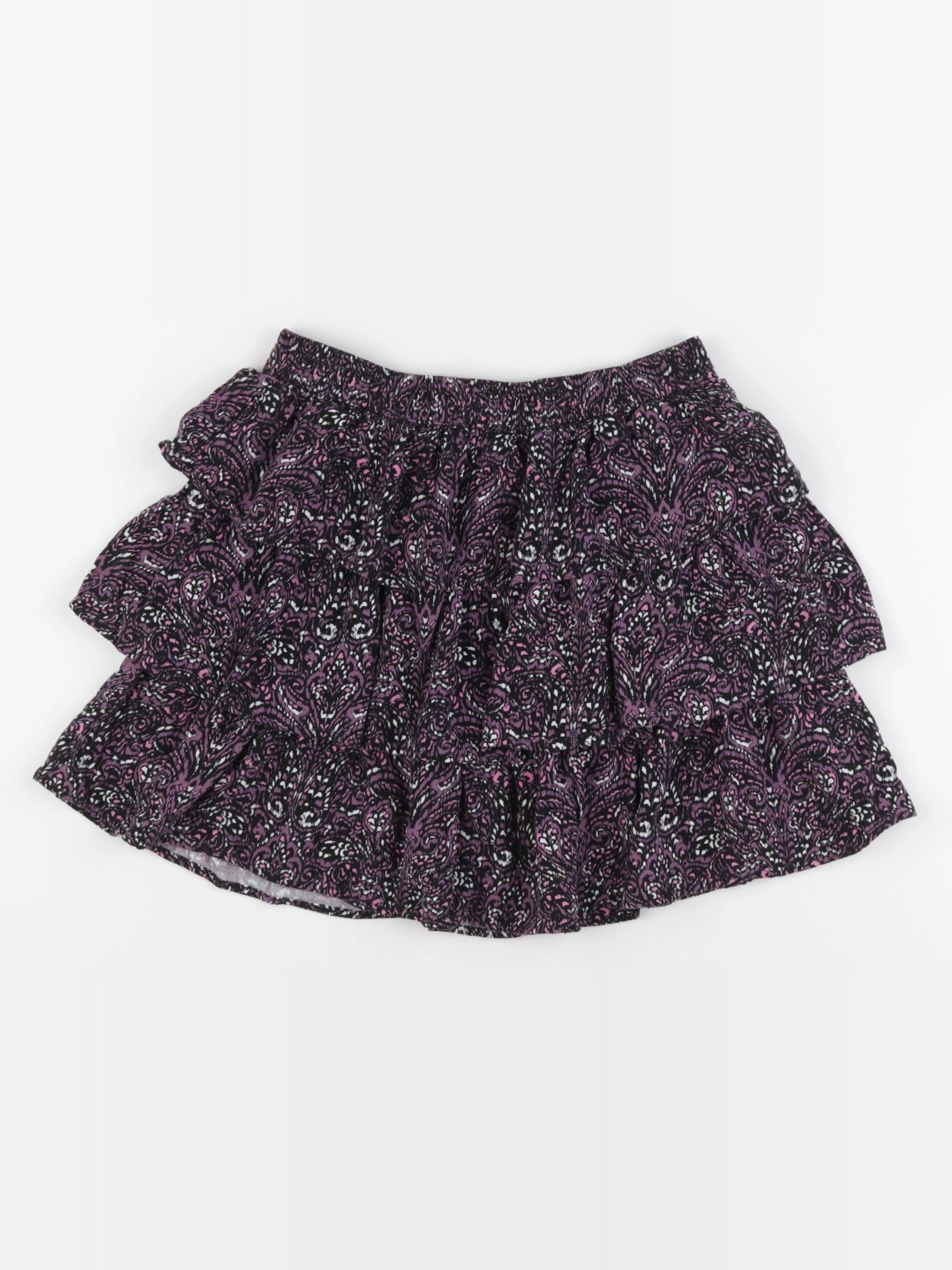 IKKS - jupe noir, violet - 10 ans