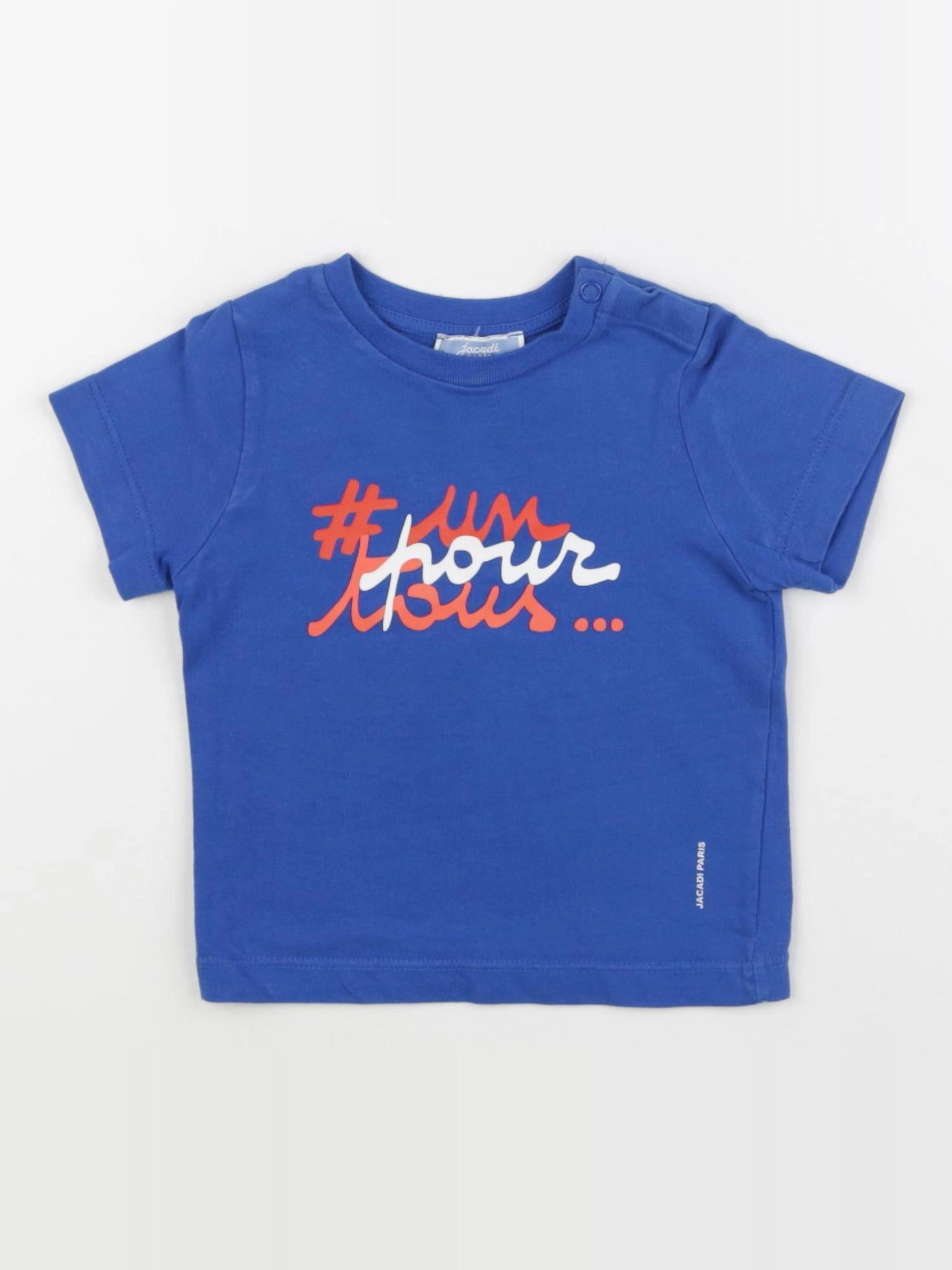 Jacadi - tee-shirt bleu - 12 mois