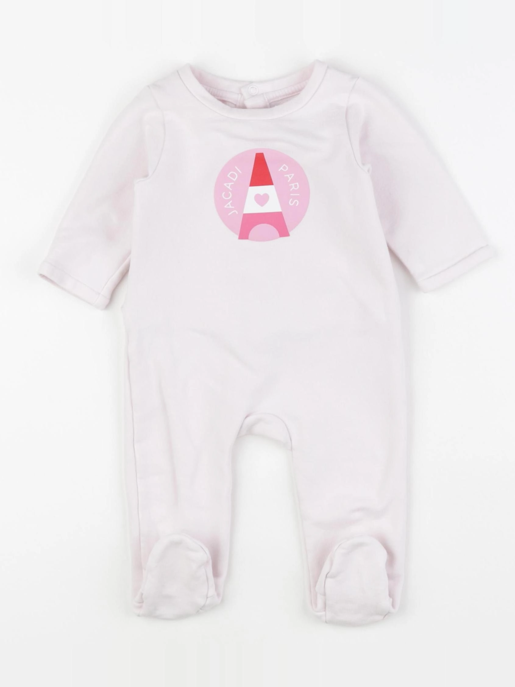 Jacadi - pyjama coton rose - 6 mois
