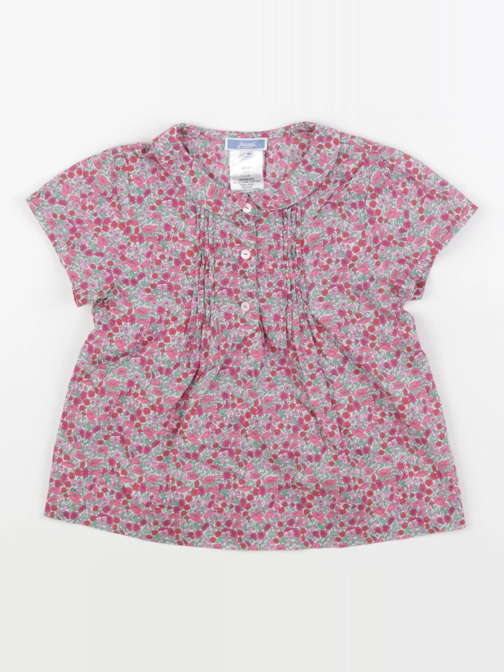 Jacadi - blouse liberty rose - 5 ans