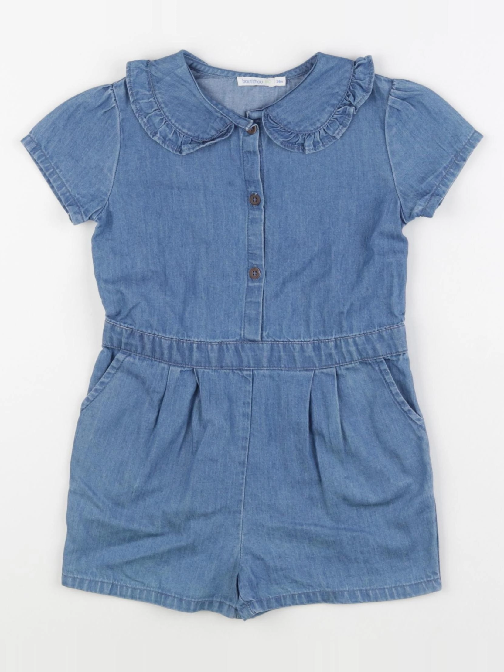 Boutchou - combinaison bleu - 24 mois