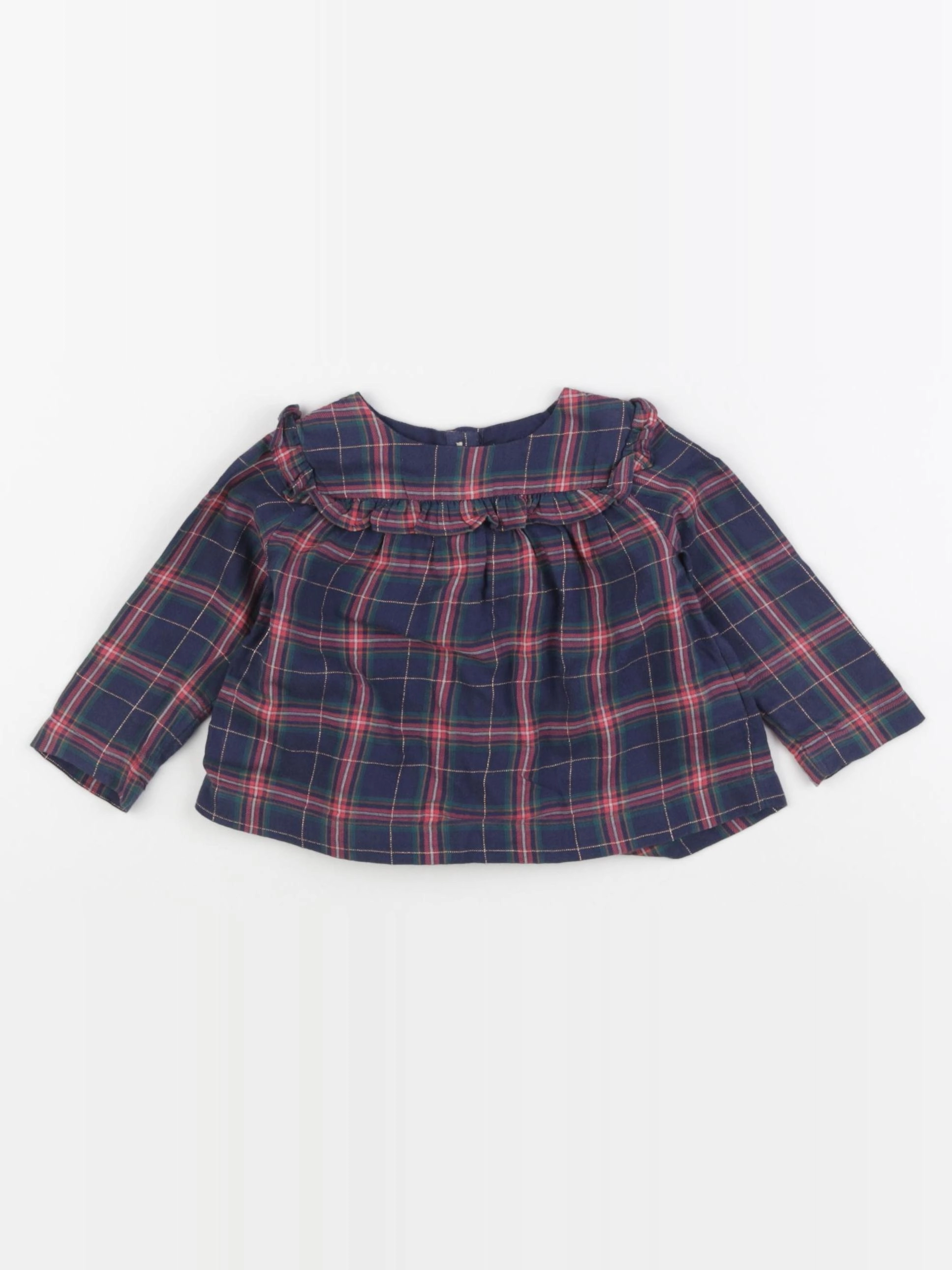 Cyrillus - blouse bleu - 6 mois