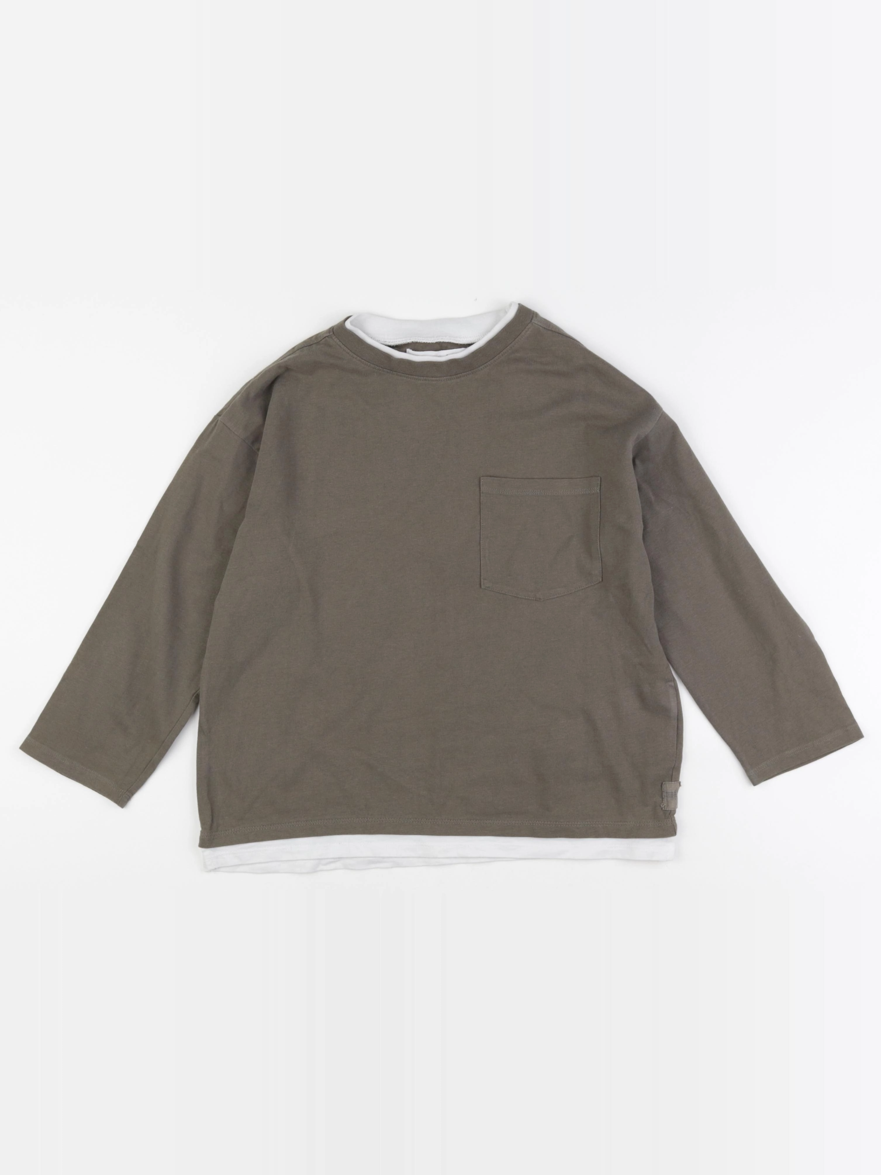 Zara - tee-shirt vert - 8 ans