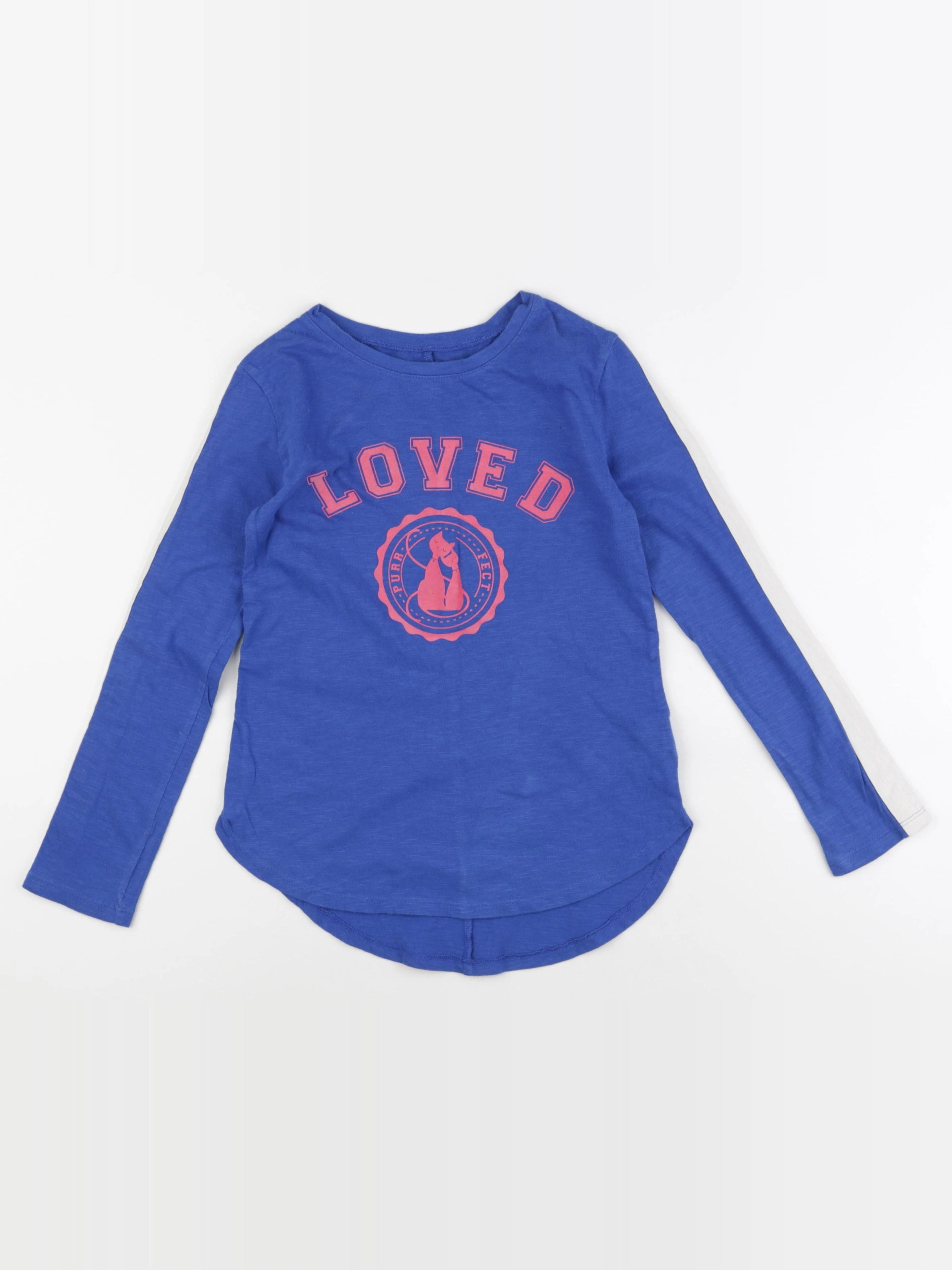 GAP - tee-shirt bleu - 8/9 ans