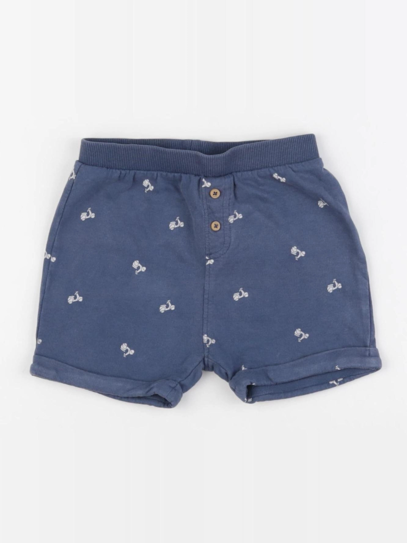 Vertbaudet - short bleu - 18 mois