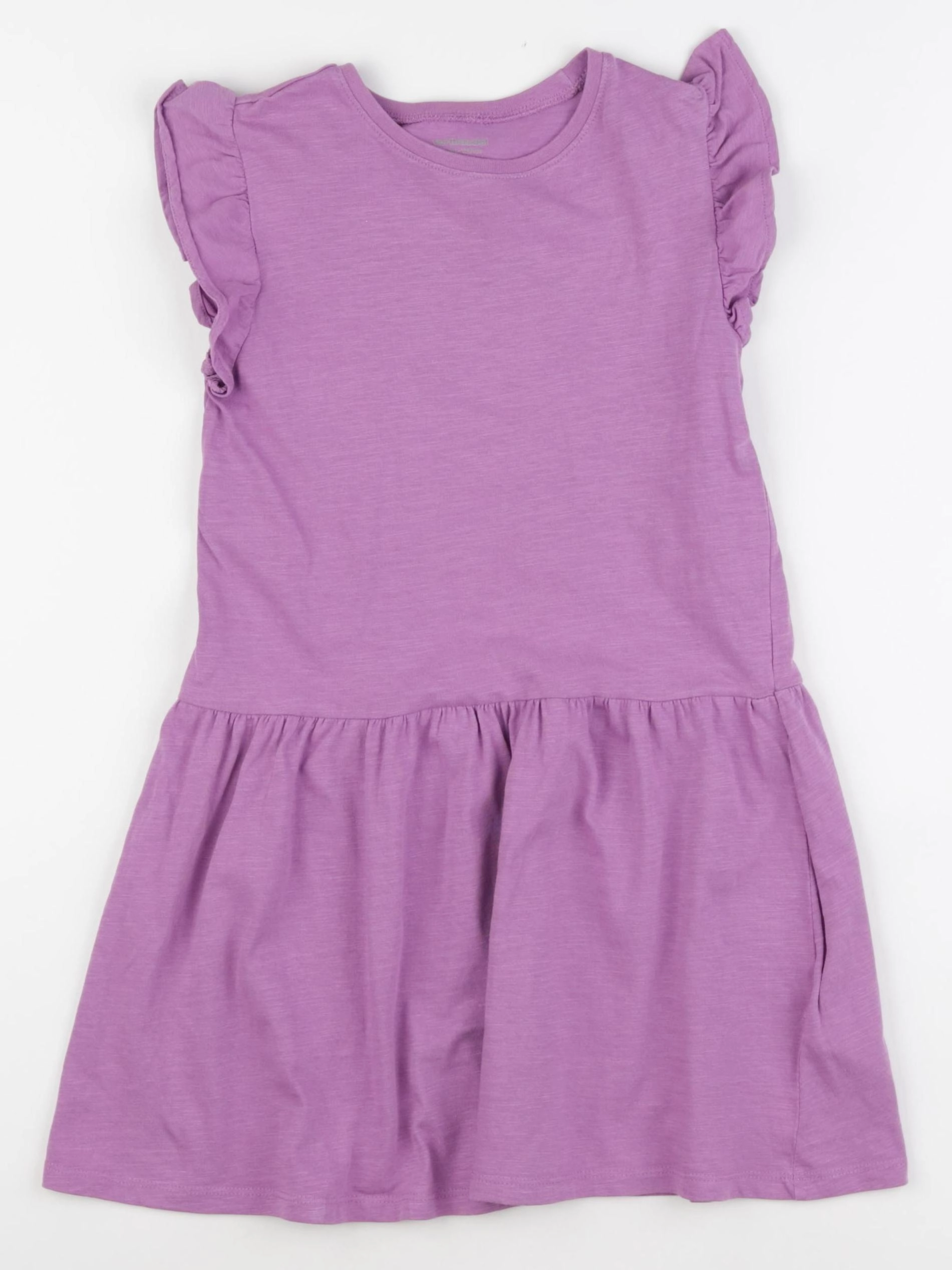 Vertbaudet - robe violet - 8 ans