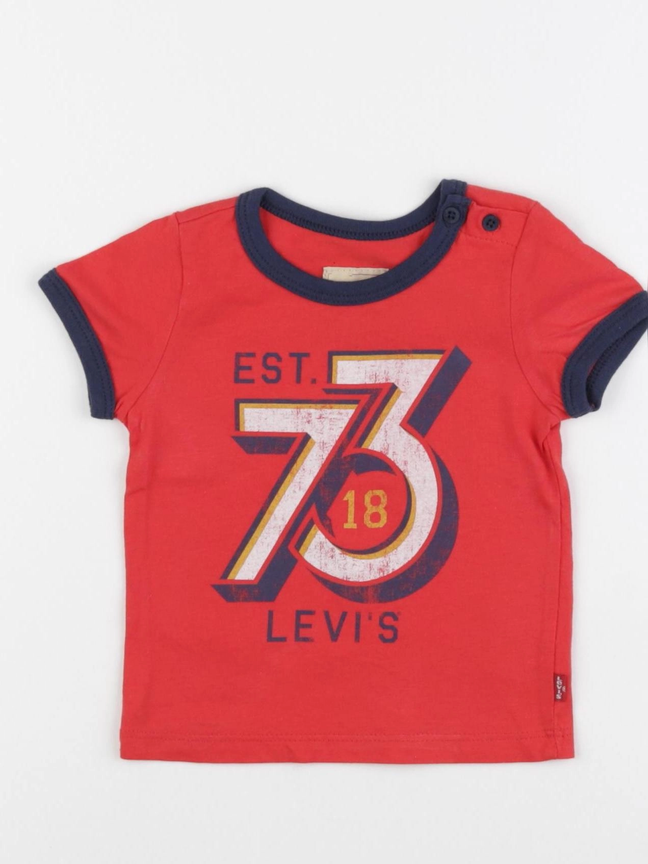 Levi's - tee-shirt rouge - 6 mois