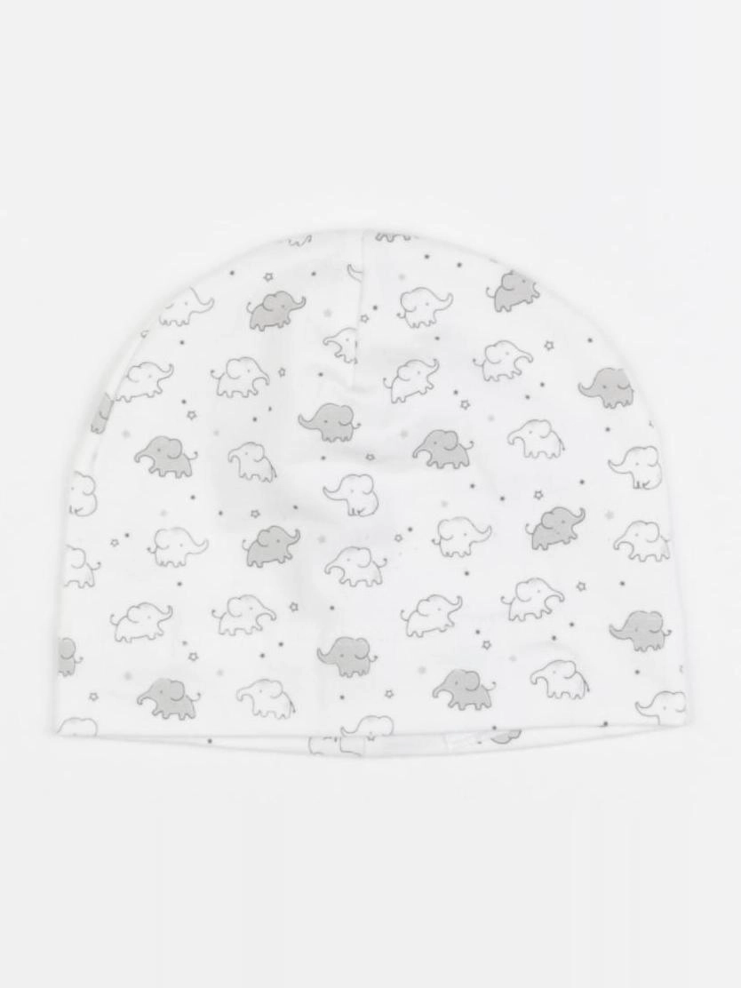 H&M - bonnet beige, gris - 6 mois