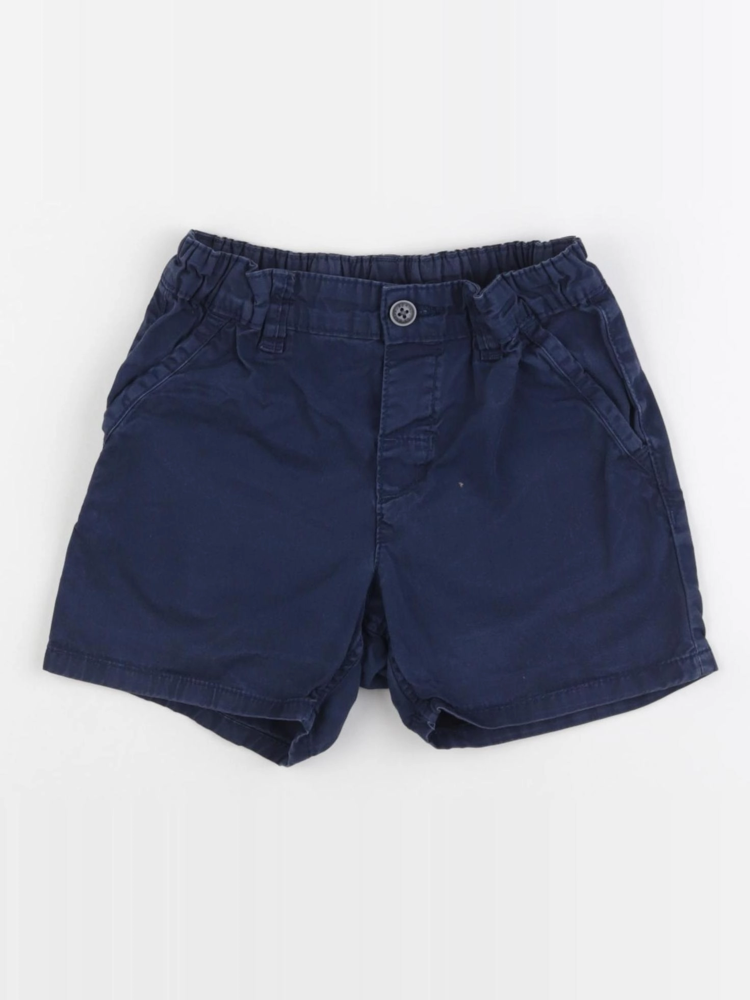 H&M - short bleu - 2/3 ans