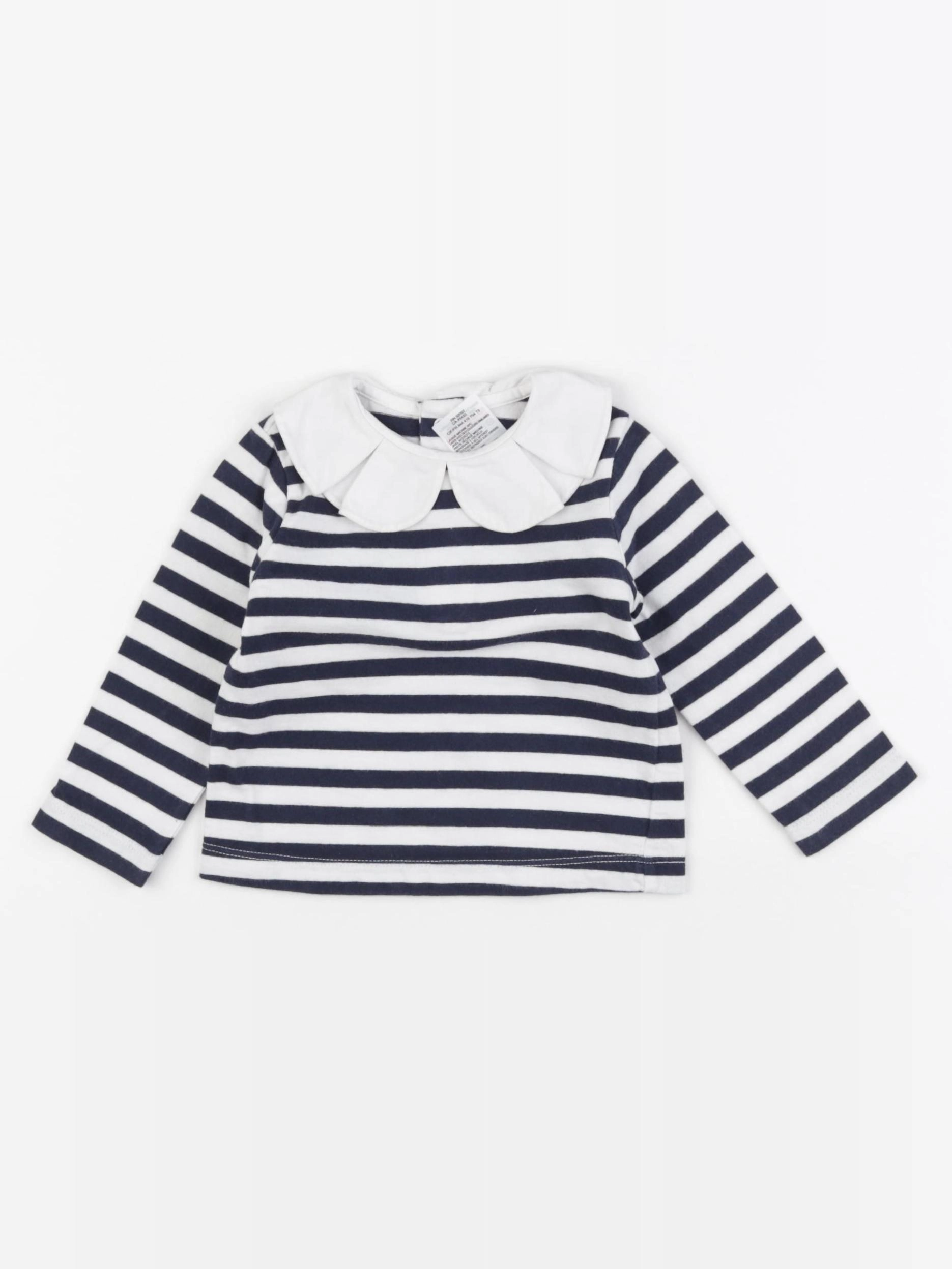 Jacadi - tee-shirt bleu - 12 mois