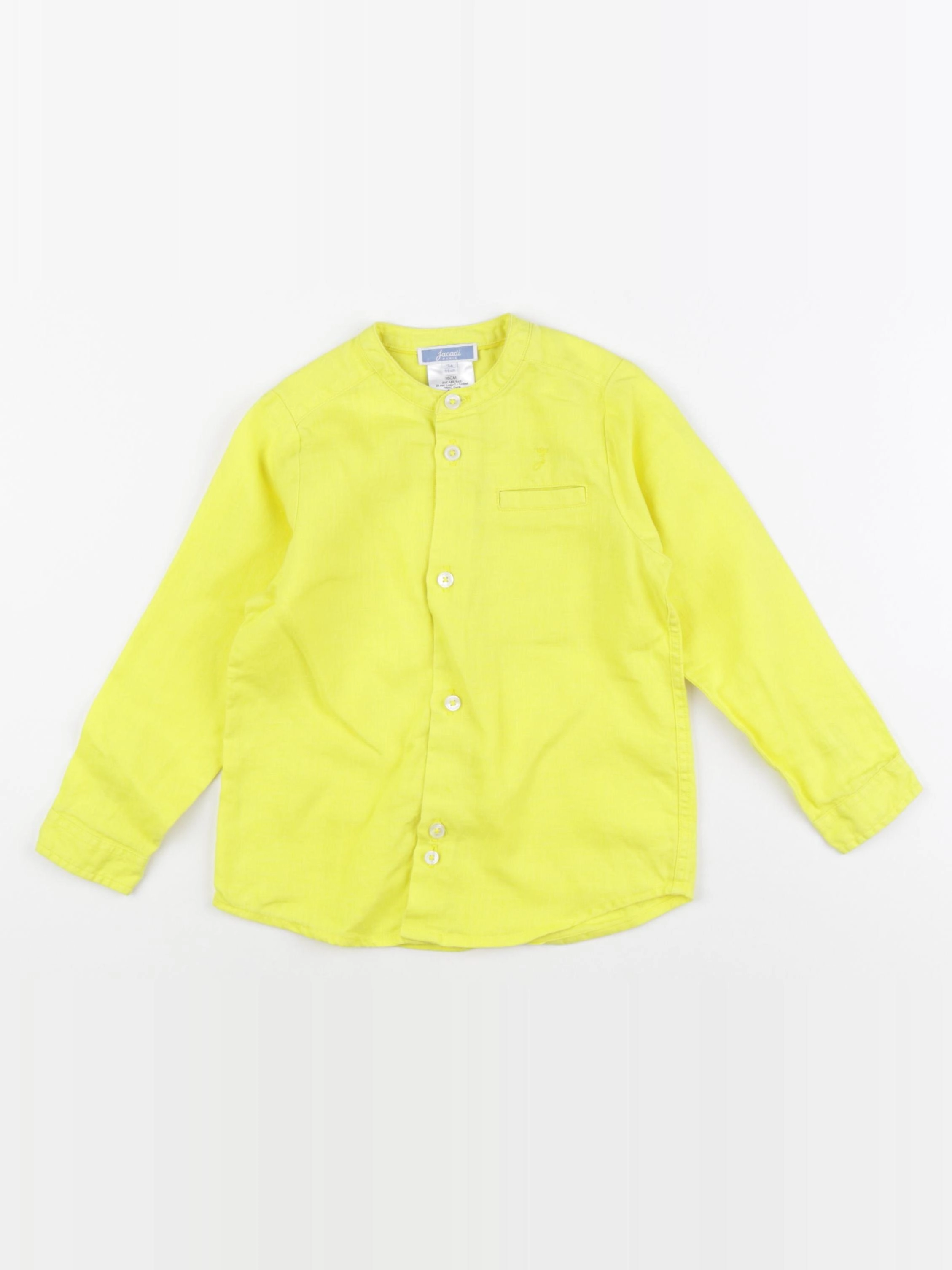 Jacadi - chemise jaune fluo - 3 ans