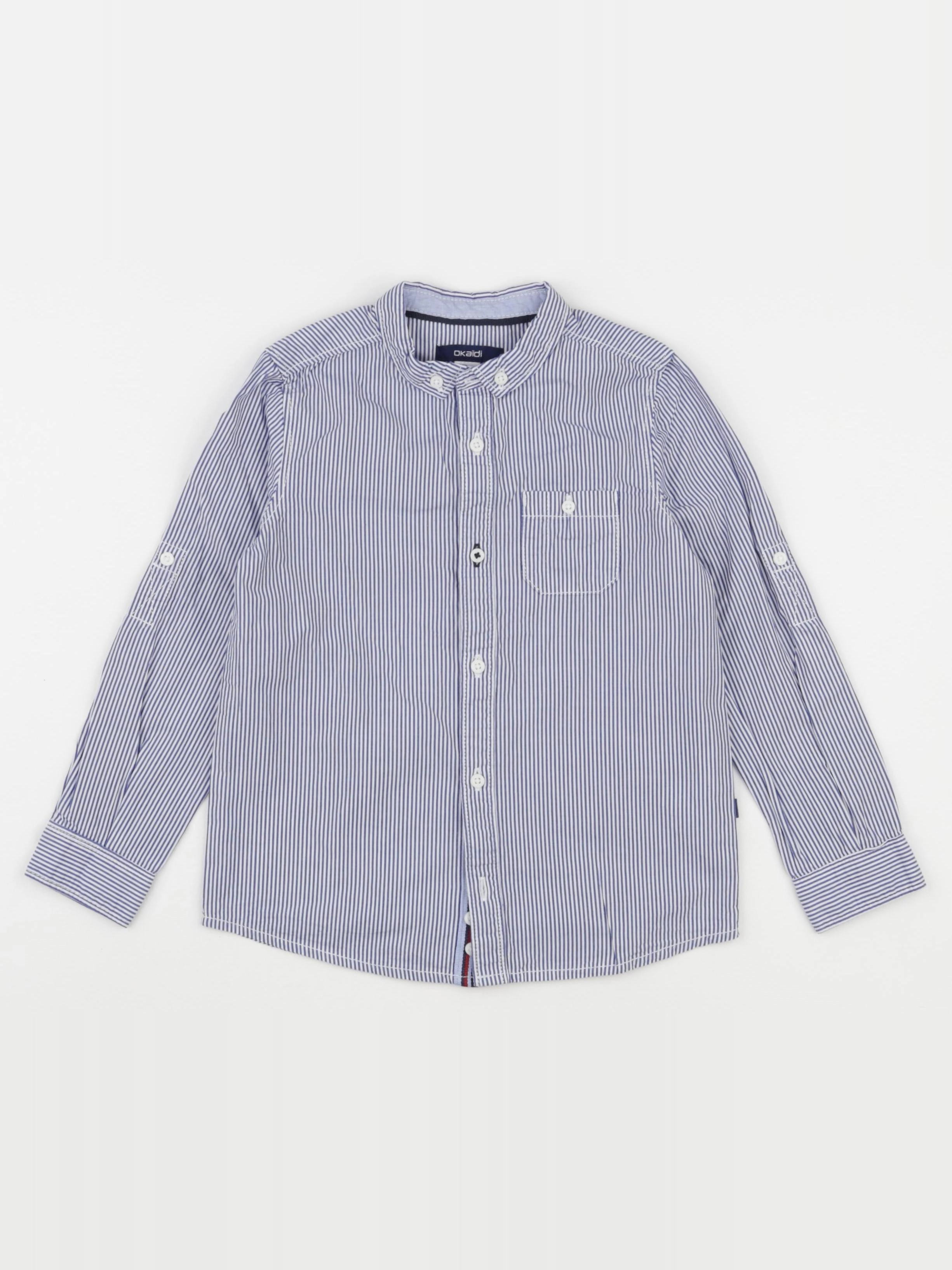 Okaidi - chemise bleu - 4 ans