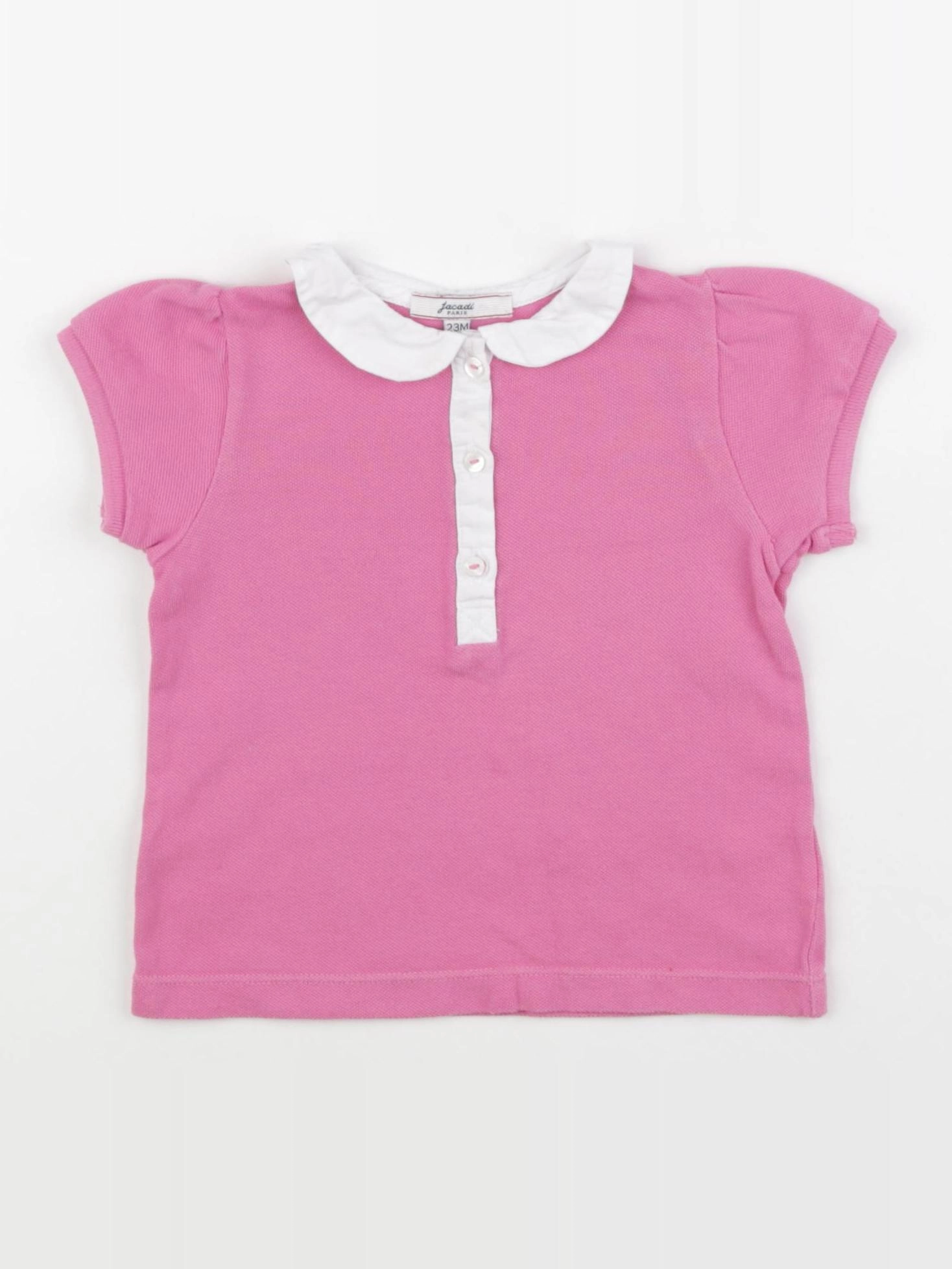 Jacadi - polo rose - 24 mois