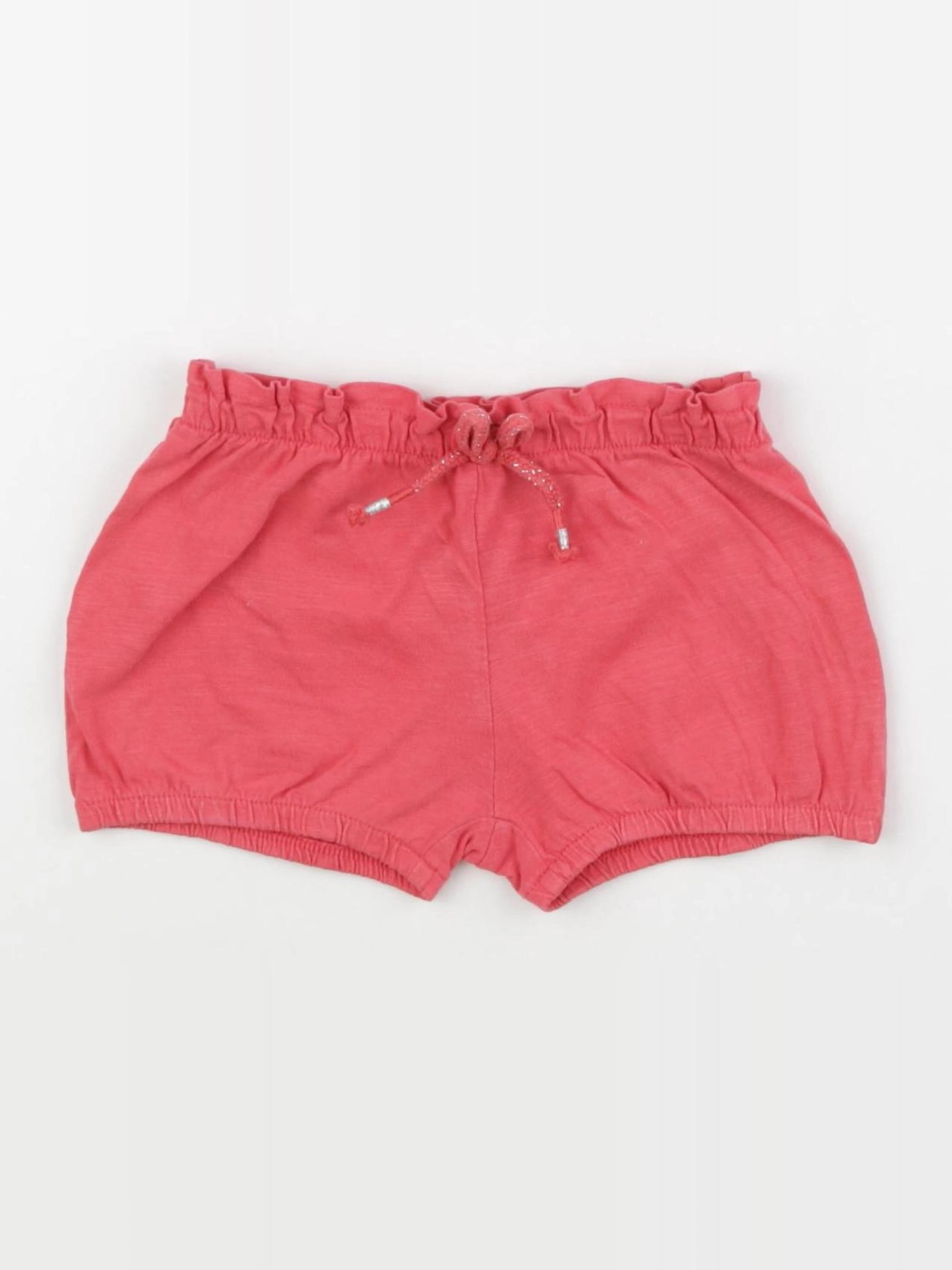Vertbaudet - short rouge - 24 mois